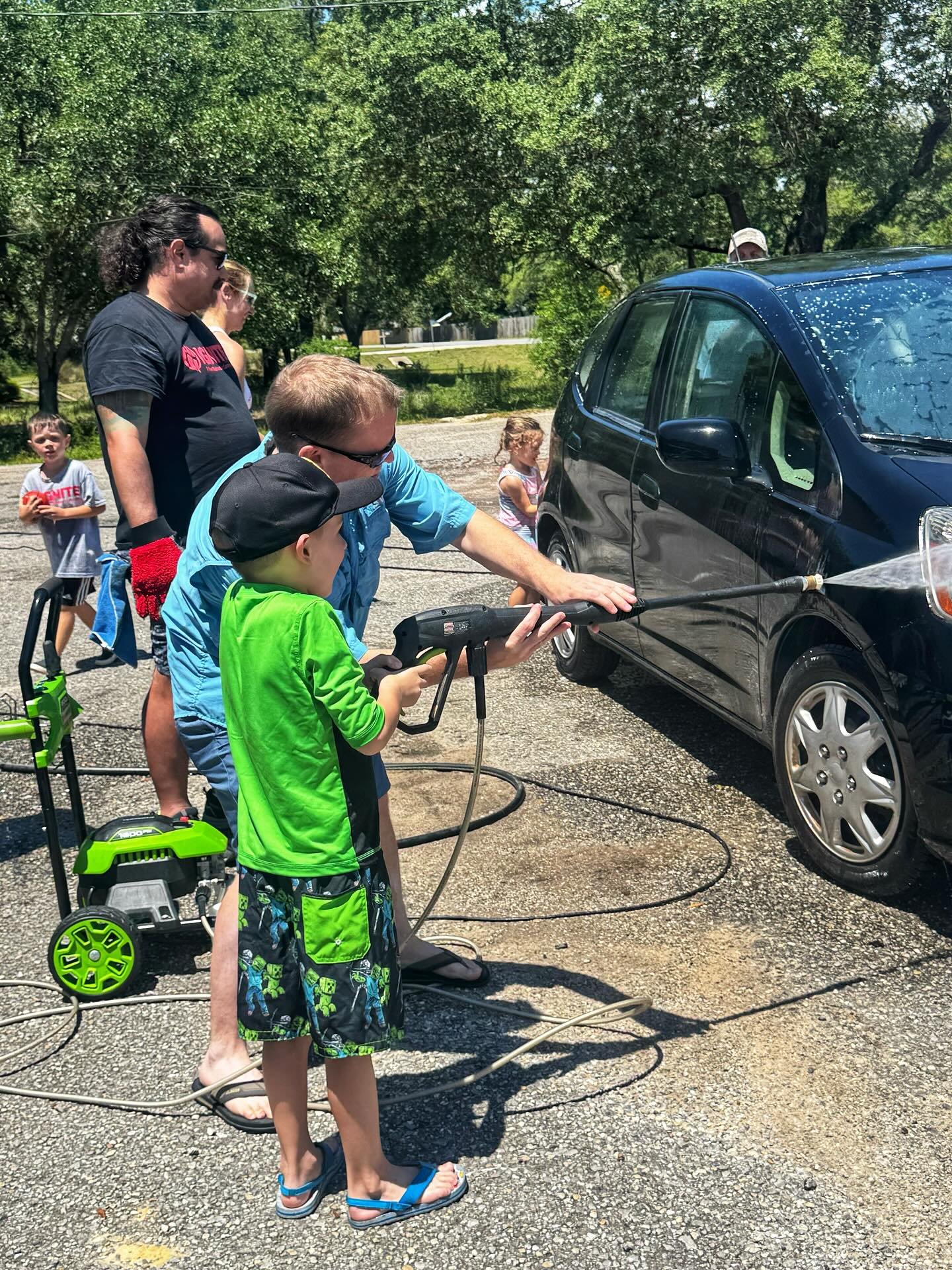 Washing cars in the direction of freedom: our Set Free team at Ignite Church Navarre Florida mobilized a car wash to buy car seats for a pregnancy care center. Whatever you do, you can do it in the direction of freedom!