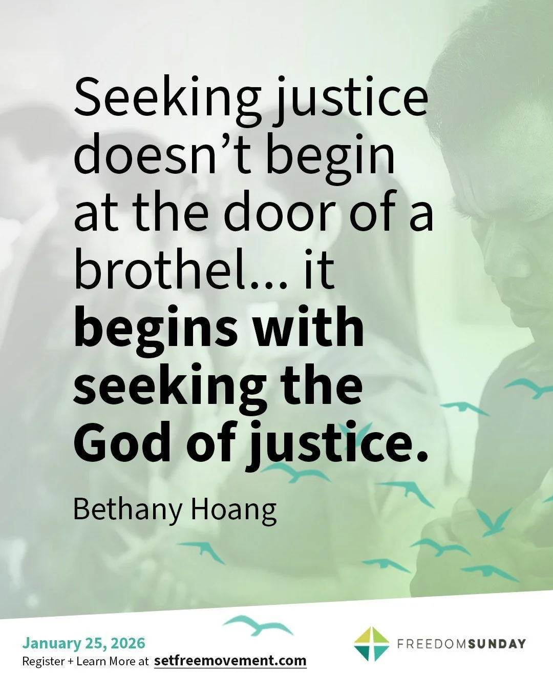 We center on Jesus, the one who sets captives free. Register today!