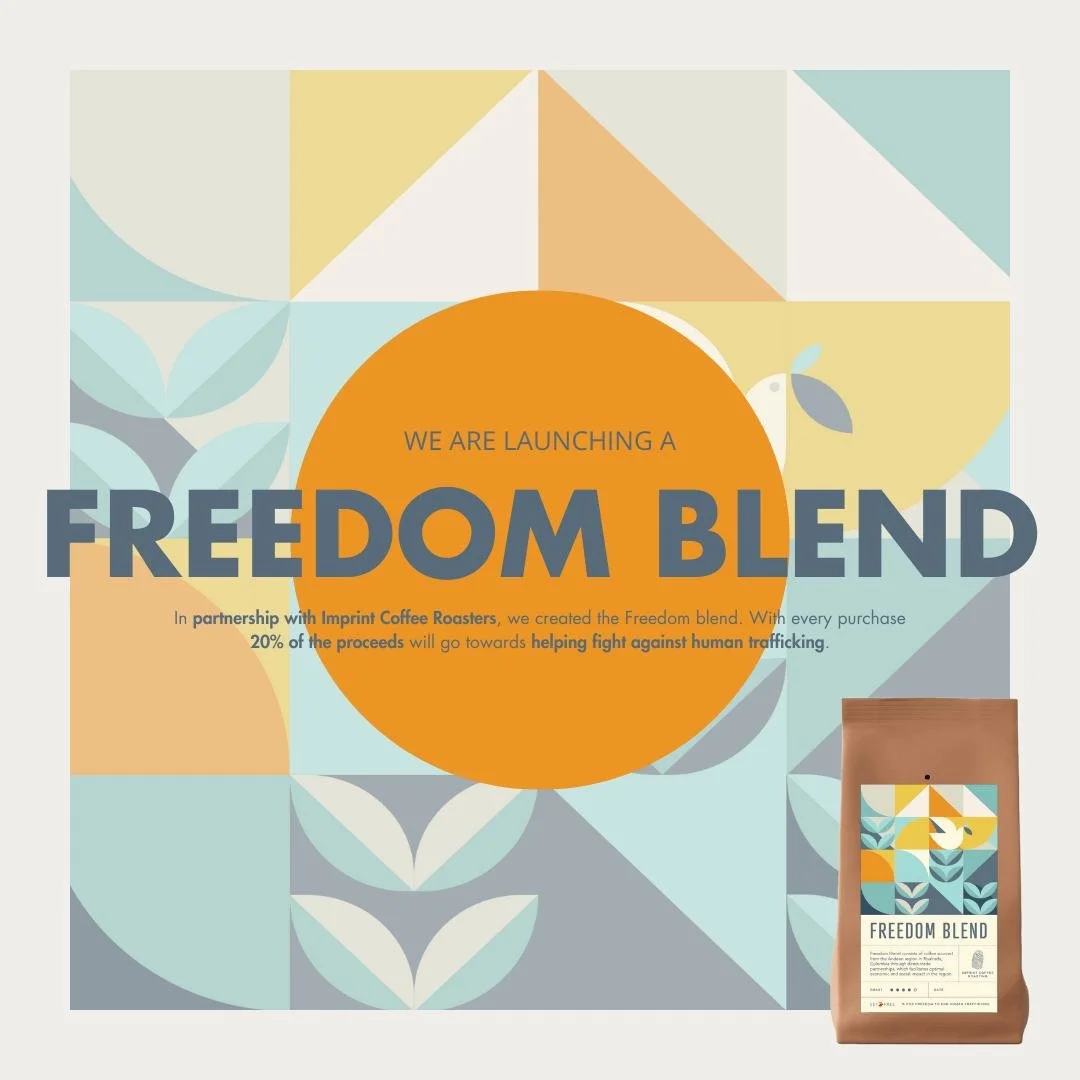 Drink coffee in the direction of freedom! Order yours today: https://www.imprintcoffeeroasting.com/coffees-for-freedom