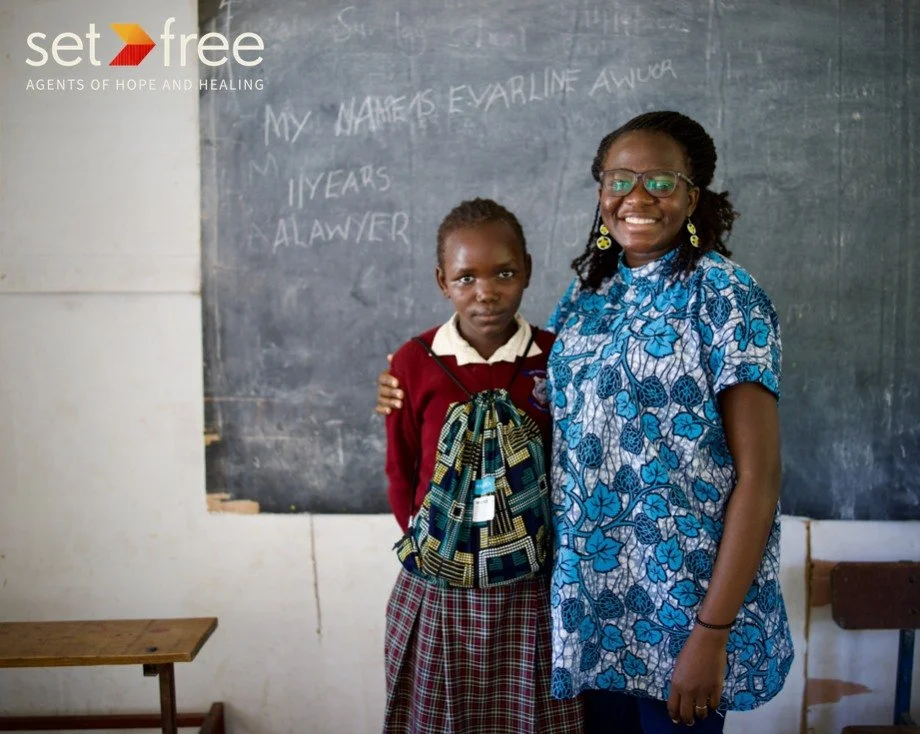 Evarline wants to be a lawyer. Our Thrive leader, Lillian, is a lawyer. Read about how Set Free, #wunderspartners  and #internationalchildcareministries are helping girls like Evarline: https://mailchi.mp/setfreemovement.org/report-from-the-field-ken