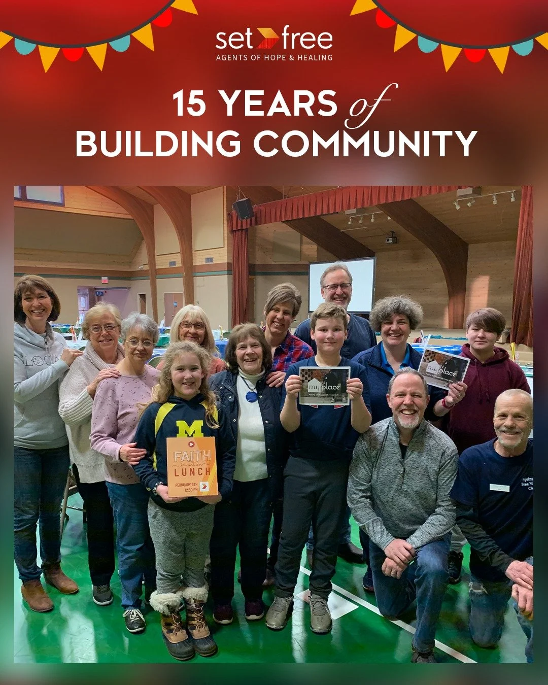 This picture is a flash from the past. Our Spring Arbor / Jackson team celebrating God's leading several years ago while announcing a bold plan to establish #myplacejackson. There is hope. In the midst of the despair there is hope. As a community we 