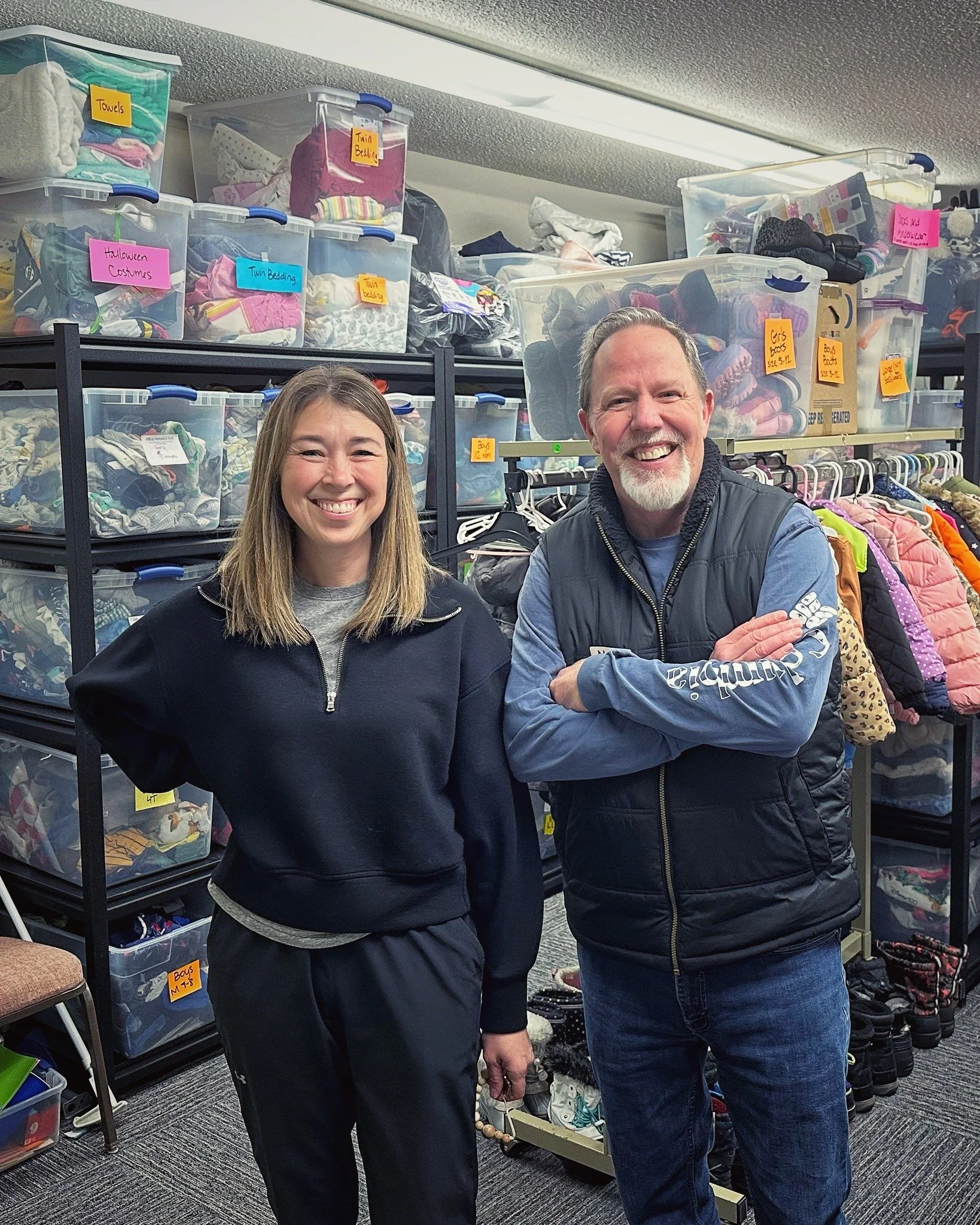 Last week director Kevin had the opportunity to meet up with the Fostering Hope team in Spring Arbor, Michigan at the Arbor Church. One of the things they bless the community with is a clothing closet. This team is making a real difference for foster