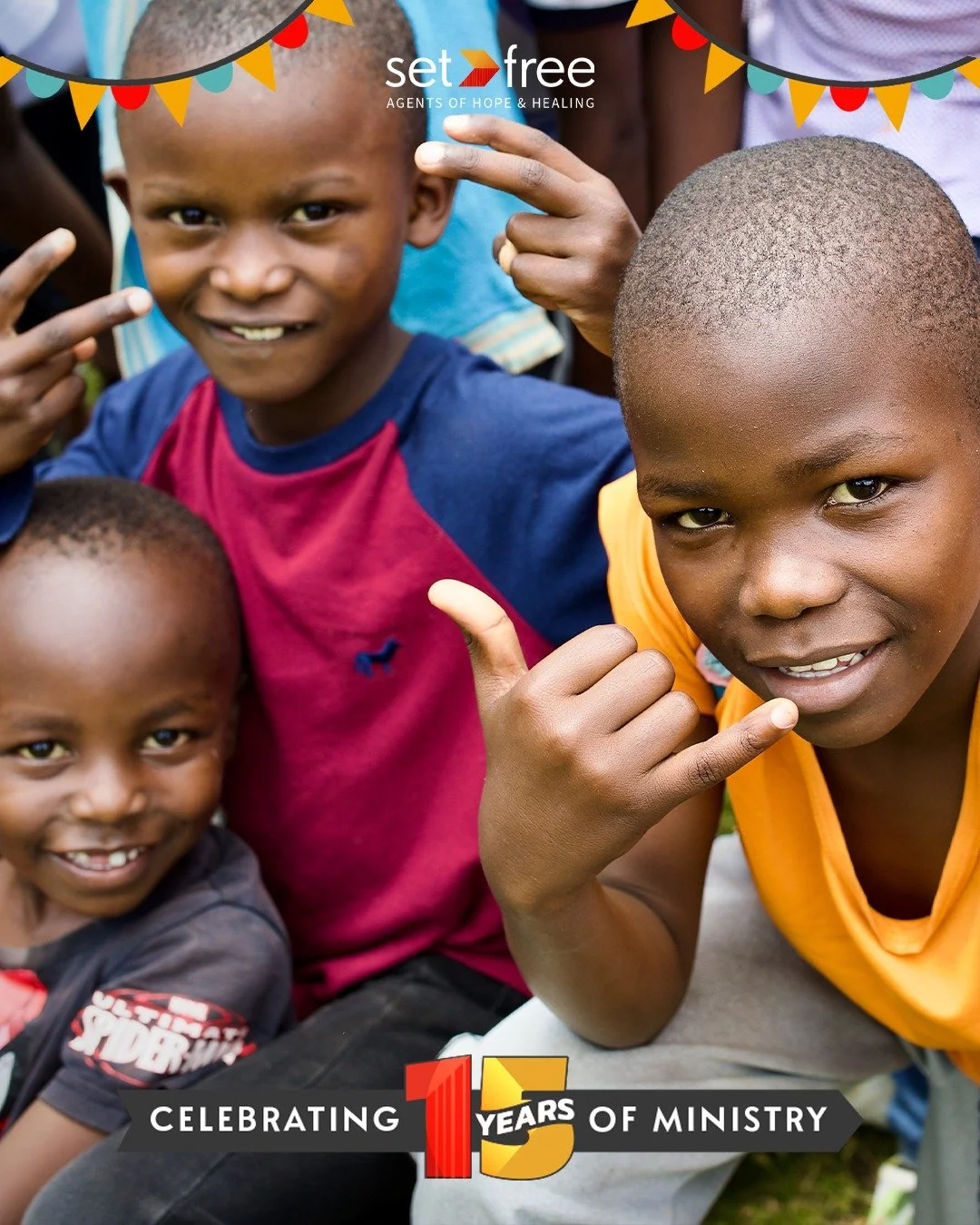 Our Set Free team Thrive has a matching grant of $1500 from a generous partner. Your gift will be doubled until December 31.  Any amount helps protect vulnerable kids like these. Please partner with us today: https://tinyurl.com/SFMThrive