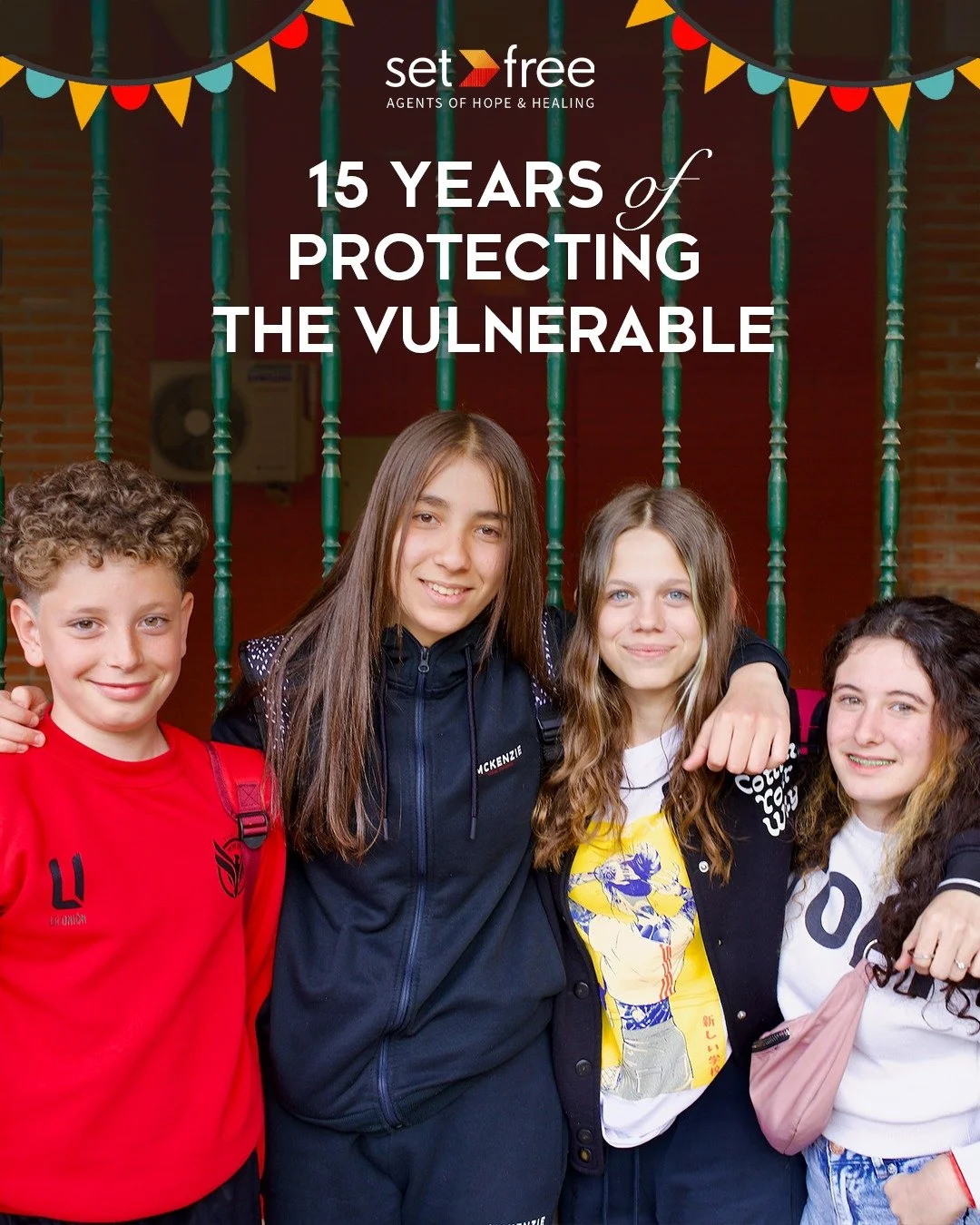 For 15 years the Set Free Movement has been working to protect children and youth around the world. We are not powerless. We are agents of hope and healing. Please support this work through prayer and financial support today: https://tinyurl.com/SFMF