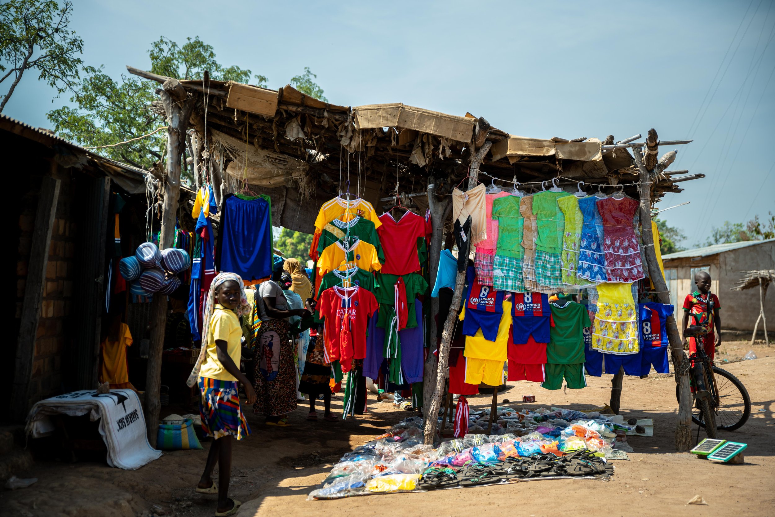Marché hebdomadaire de Markounda, République centrafricaine, décembre 2025.
