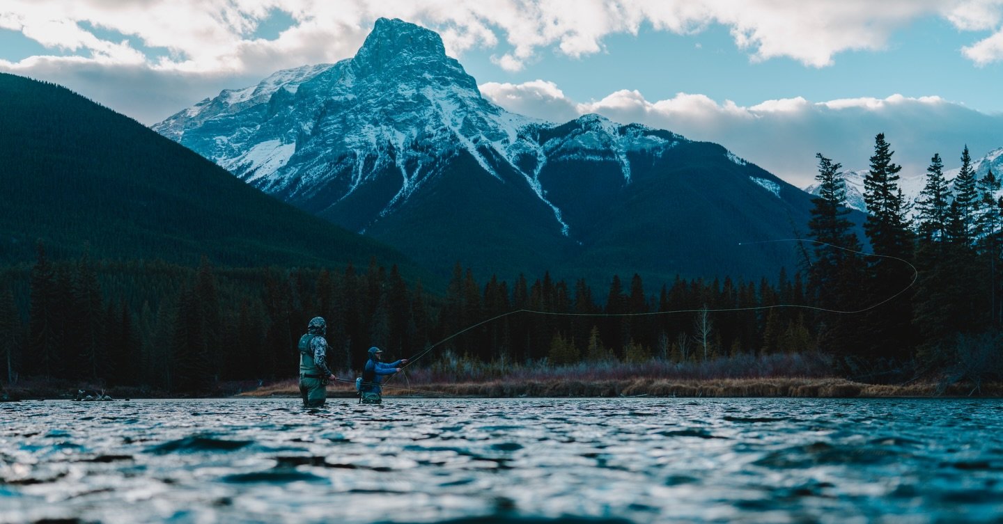 Went to @banffmountainfestival and somehow still packed the waders and camera.

Fly fishing break was mandatory.

2/2

#canmore 
#flyfishing
#adventurefilmmaker
#outdoorculture
#mountainlife
#filmfestivalvibes
#playoutside
#exploremore
#adventurephot