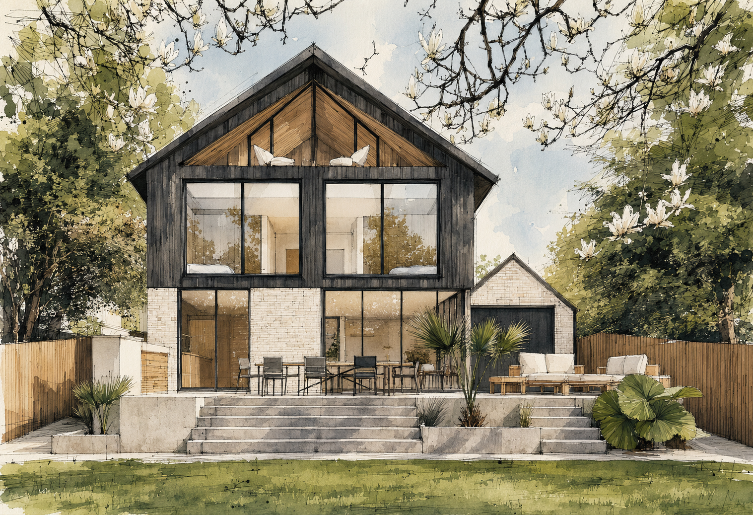 CORFE VIEW ROAD - Contemporary family living shaped around light and material warmth.