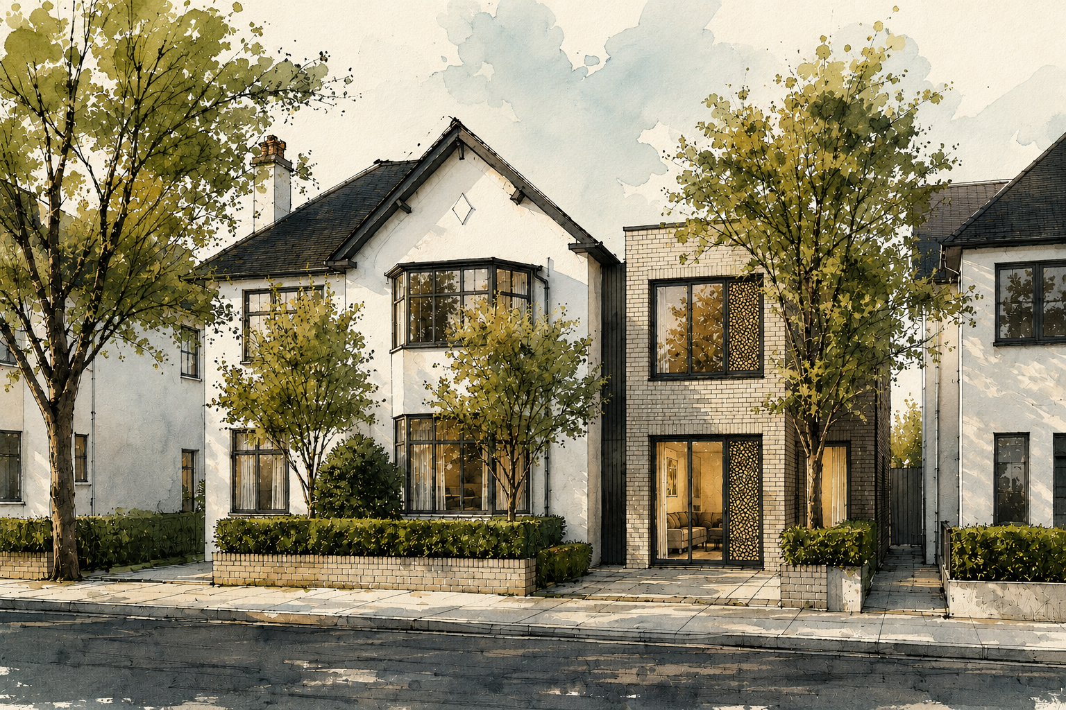STONEYGATE NEW-BUILD - Thoughtful transformation and a stronger relationship with the garden.