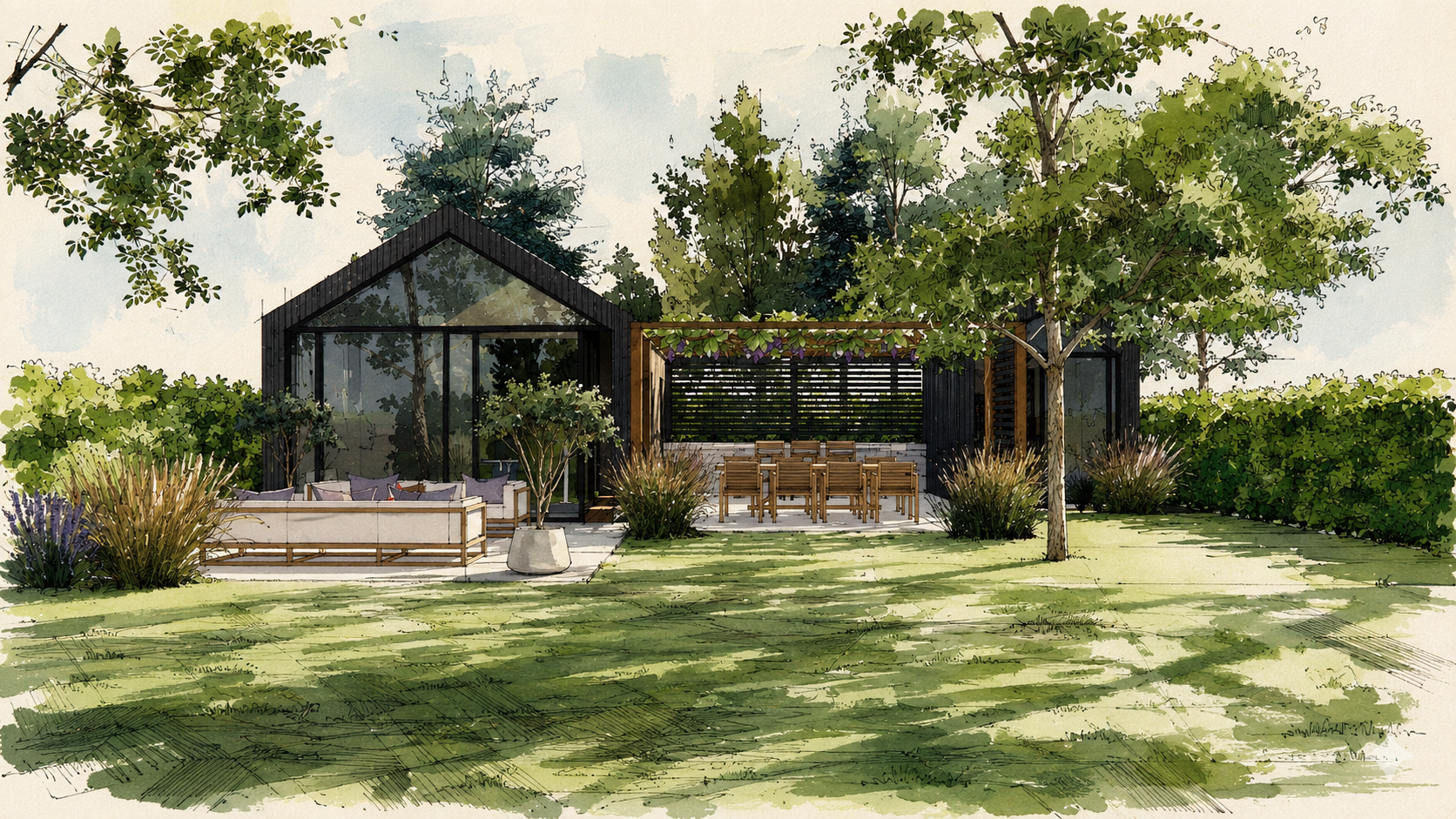 HILTINGBURY GARDEN ROOM - A light-filled retreat designed for everyday use.