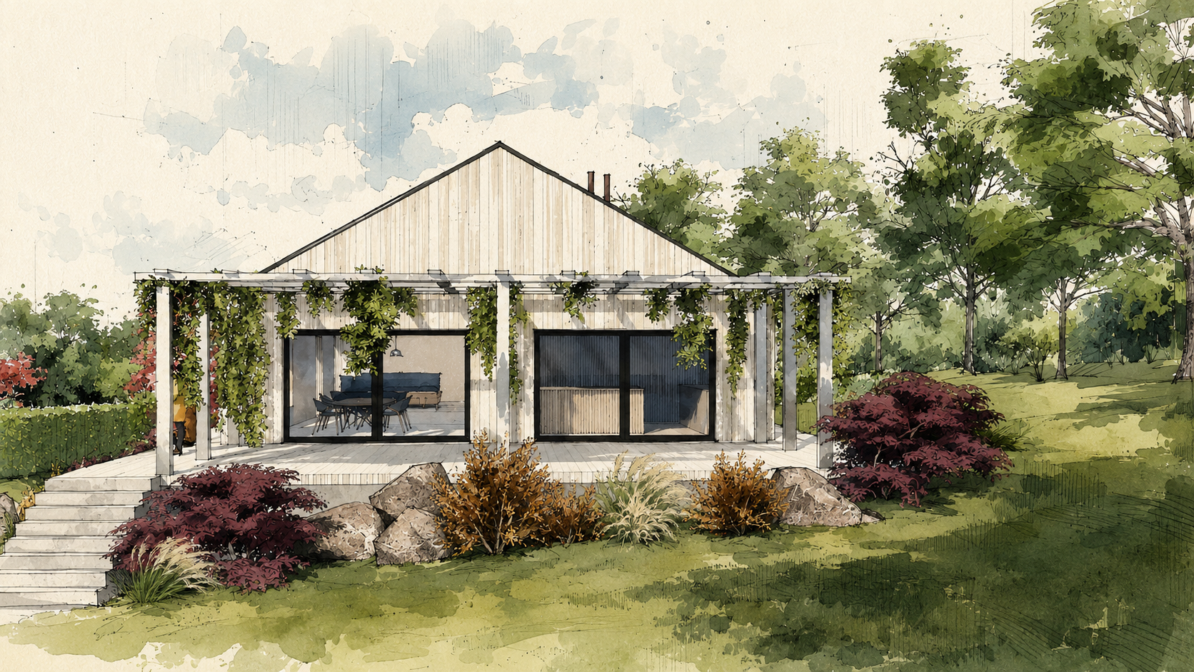 THE SIDINGS - Passivhaus performance shaped by landscape and calm domestic life.