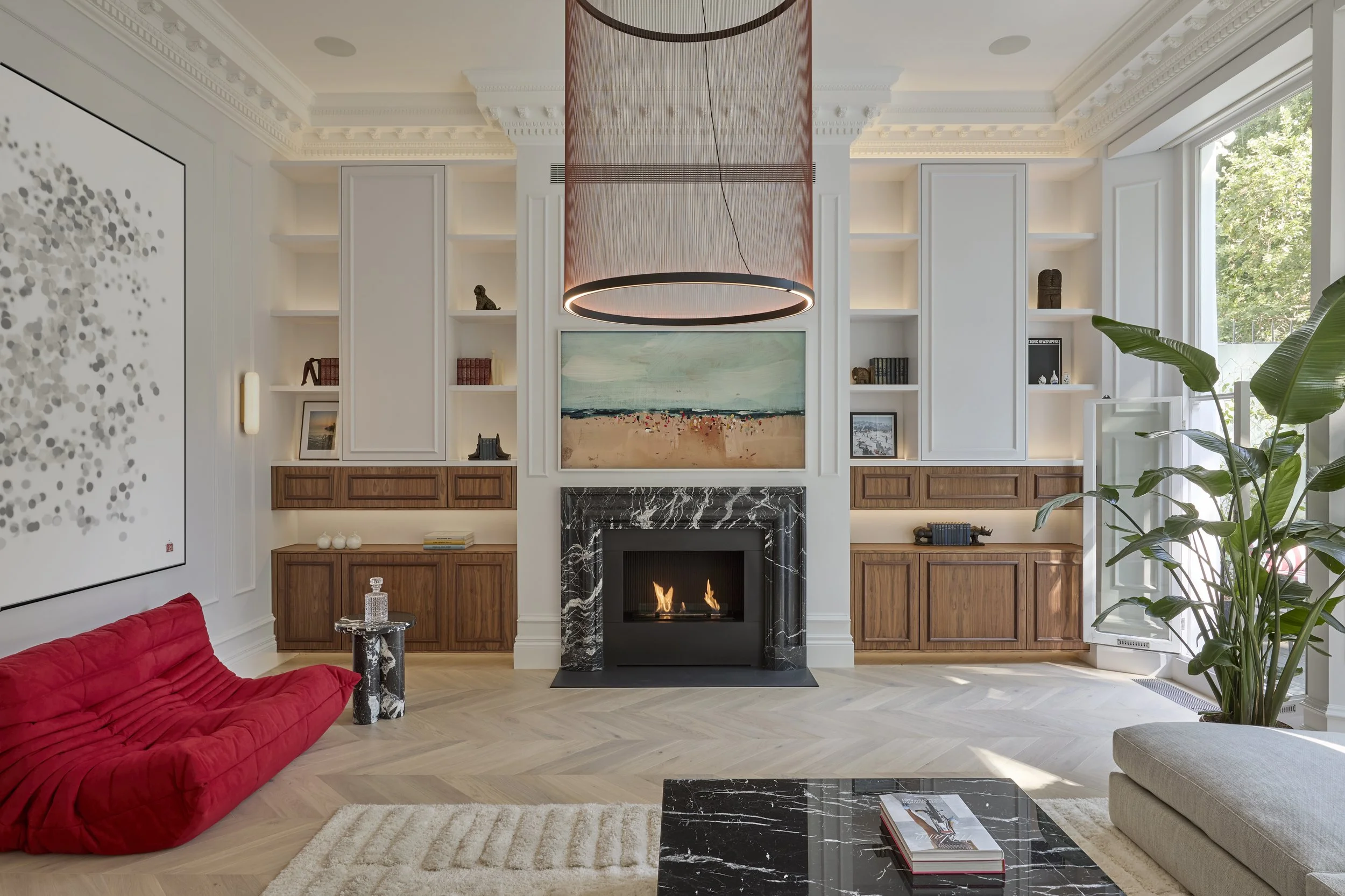 COURTFIELD GARDENS - Restored character, bespoke joinery, contemporary living.