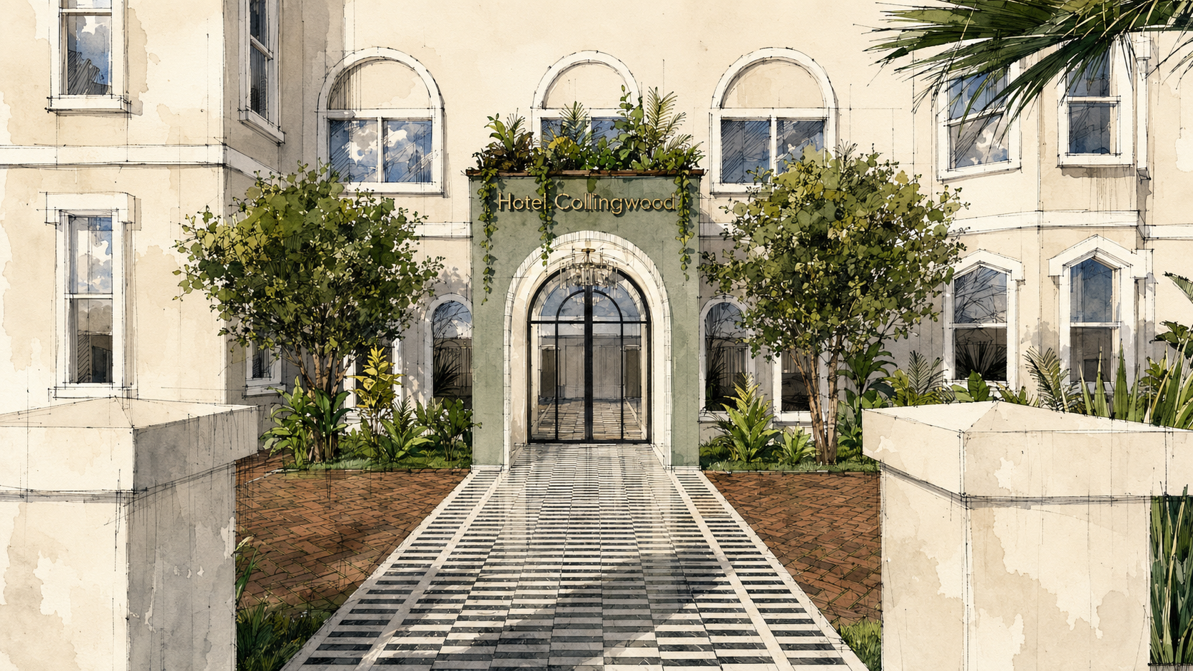 HOTEL COLLINGWOOD - Contemporary hospitality through atmosphere, detail and sensitive reuse.