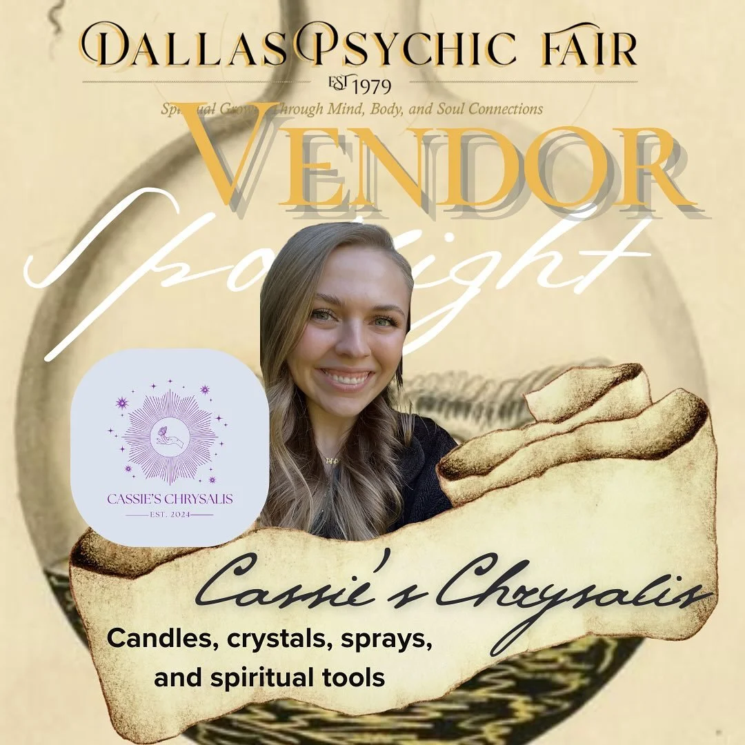 ⚗️Cassie&rsquo;s Chrysalis⚗️

Inspired by the butterfly&rsquo;s transformation, Cassie curates unique crystals, handmade candles, and spiritual tools to help you nurture your own metamorphosis.

 &ldquo;I hope to provide a chrysalis for others, the s