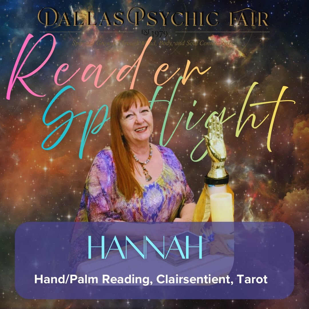 Hannah Setu: Hand/Palm Reading, Clairsentient, Tarot

Hannah is our resident palm reader who can help illuminate how your life&rsquo;s experiences intertwine with the greater cosmic tapestry, offering insight into the connections that shape your life