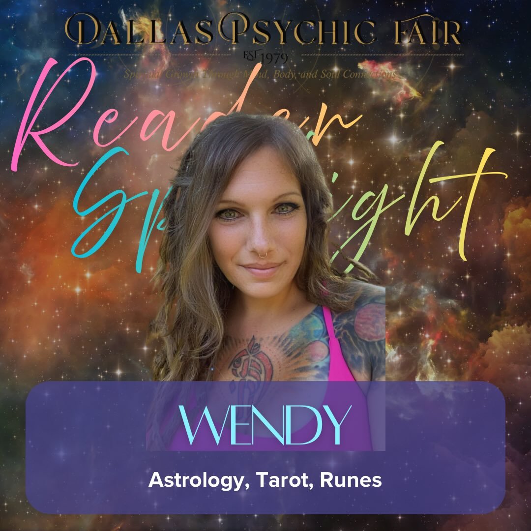 ✨NEW READER ✨Wendy Griffin: Astrology, Tarot, Rune, and Intuitive Guidance 

A professional reader since 2017, Wendy is a healer, diviner, astrologer, and creator of all things magical. In every session, she weaves together runes and tarot, predictiv