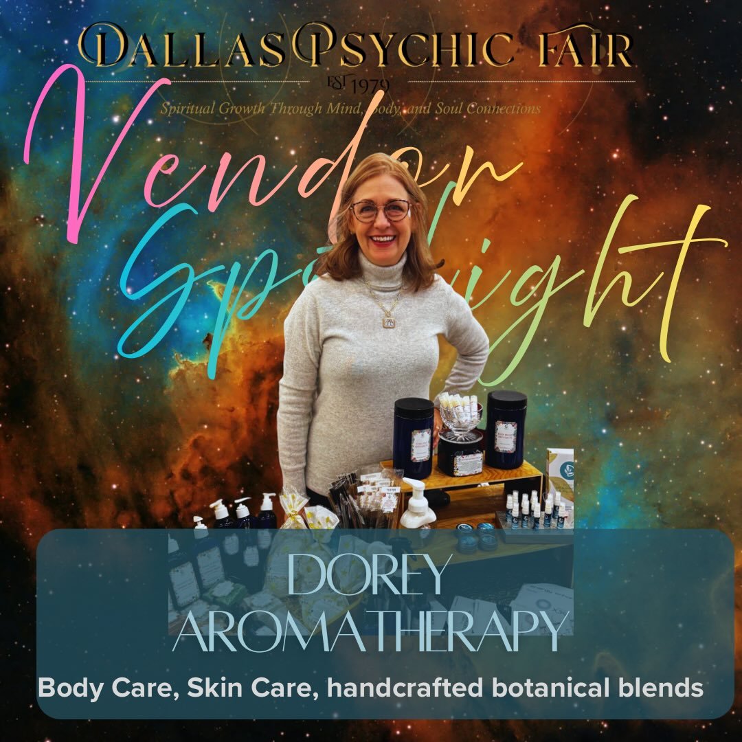 💫Dorey Aromatherapy💫

We have vendors who offer a variety of products and services intended to enhance your vibrational energy.  Mary Ellen of Dorey Aromatherapy, brings with her a full line of handmade, small batch botanical products for body care