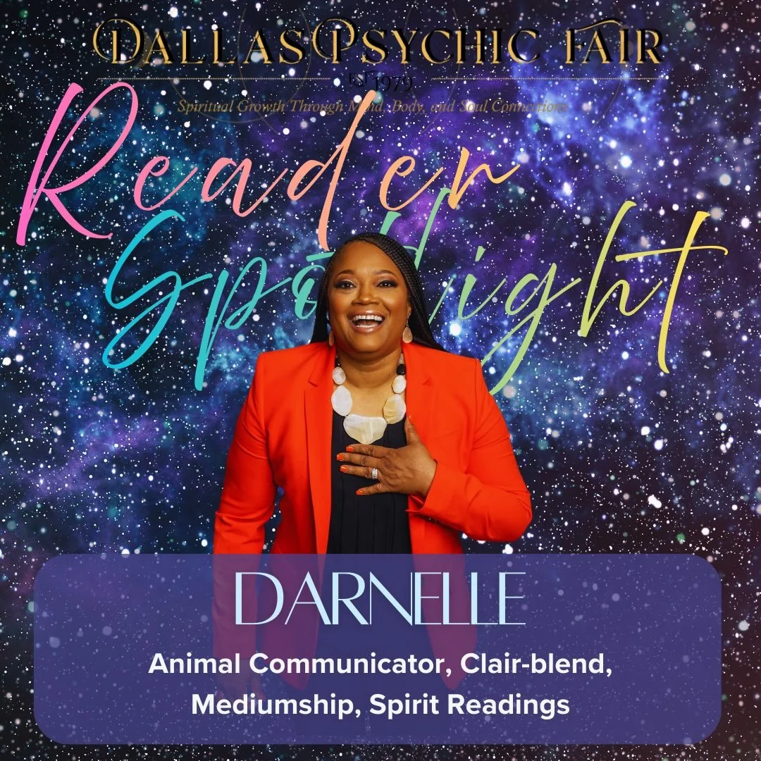🐈Darnelle: Animal Communicator, Clair-blend, Mediumship, Spirit Readings🐕

Darnelle Parker, is an animal communicator, intuitive, and energy healer offering  unique abilities to help you understand your animal&rsquo;s thoughts, emotions, and even p