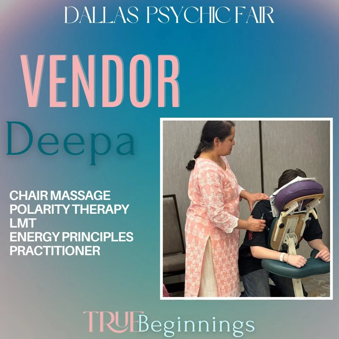 ☀️Chair Massage with Deepa☀️

Deepa Lele, LMT, offers Polarity Therapy sessions that combine skilled touch with energetic alignment to support balance and relaxation.

Drawing from her background as a Licensed Massage Therapist and Energy Principles 