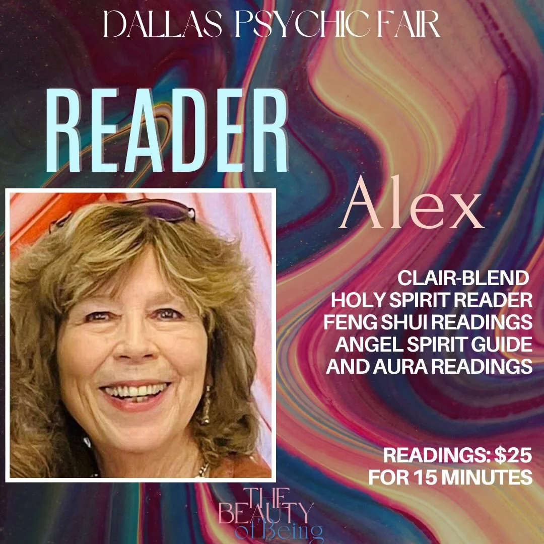 Alex Shaw

Alex&rsquo;s readings are powered by the Holy Spirit&rsquo;s energy, grounded in faith and love.  She serves as a channel, offering clients insights into their past, present, and future, with a focus on career, relationships, and destiny.

