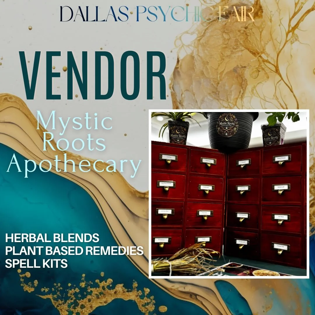 Vendors: Mystic Roots Apothecary

Mystic Roots Apothecary offers thoughtfully crafted herbal products rooted in traditional knowledge, natural practices, and intentional formulation.

Founded by Saphrin, a trained herbalist with  certifications in he