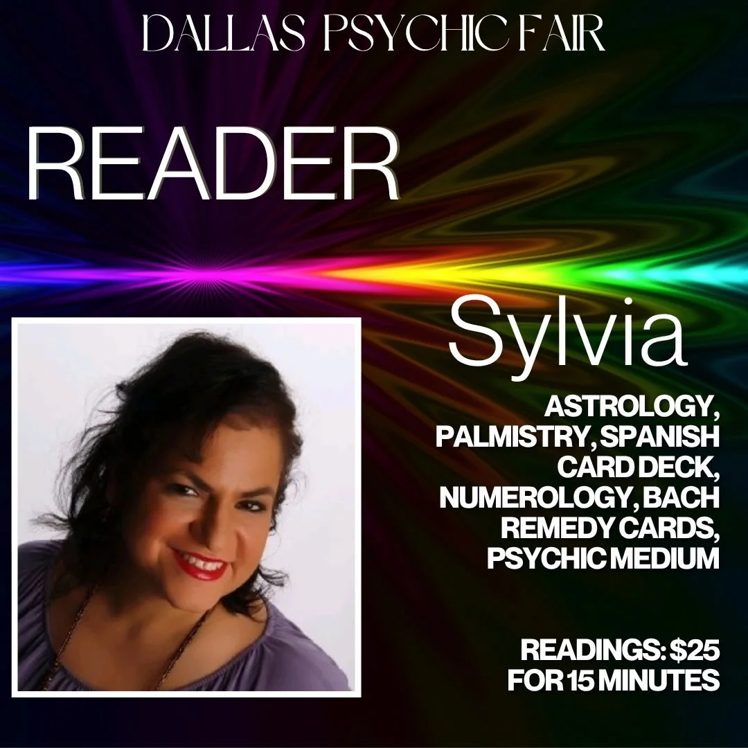 Sylvia ESP

Sylvia ESP is one of our readers who integrates art and music with her gifts of mediumship.  A tenured Spanish Bilingual reader, Sylvia offers a variety of modes to her readings.

She offers a wide range of psychic services, including ast