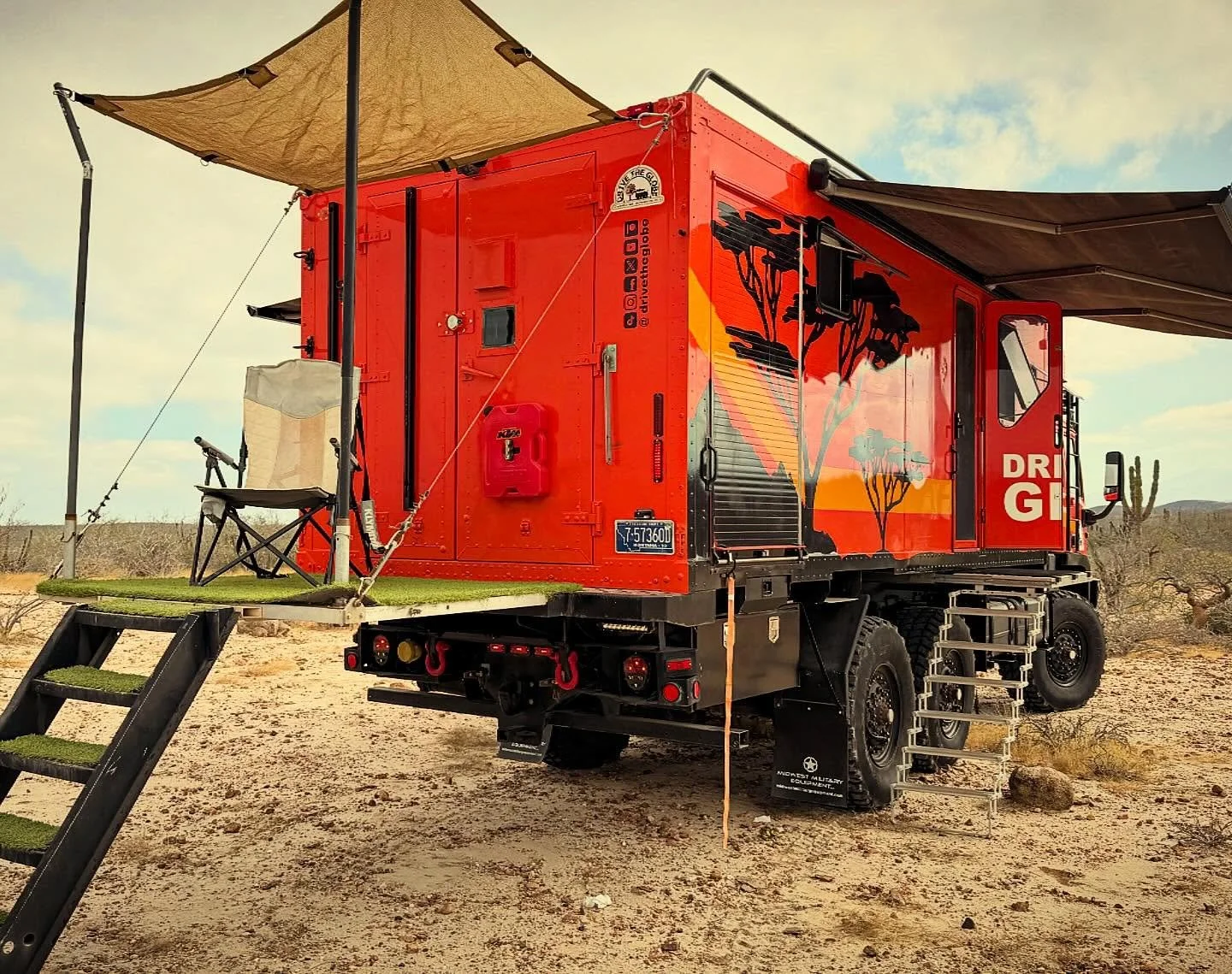 Come on, let&rsquo;s go camping! 🏕️ 

This ultimate overland rig is for sale: link in bio. 

#baobab #nomadlife #expeditiontruck