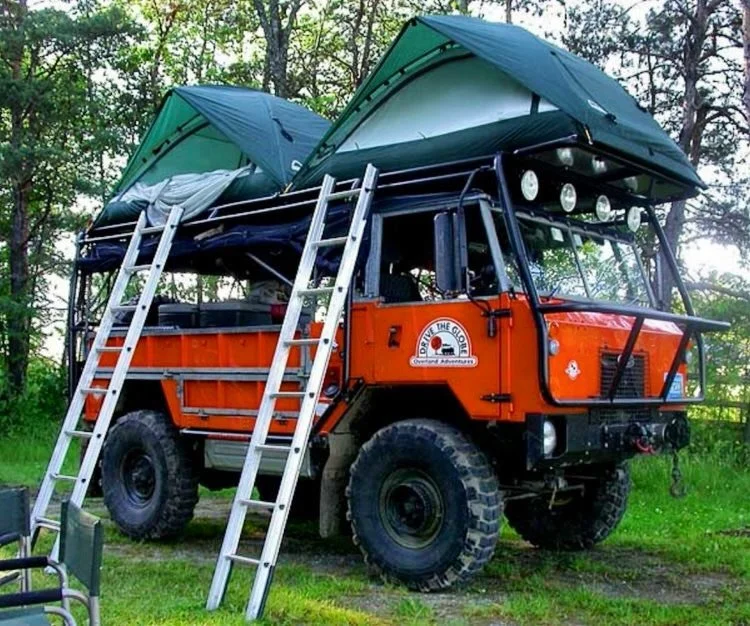 This weeks video reveal of my new truck prompted many to ask which vehicle was the first orange truck that I had.  Well here it is, a 1976 Land Rover Forward Control 101- ex British military vehicle.  It in fact was right hand drive and I traveled wi