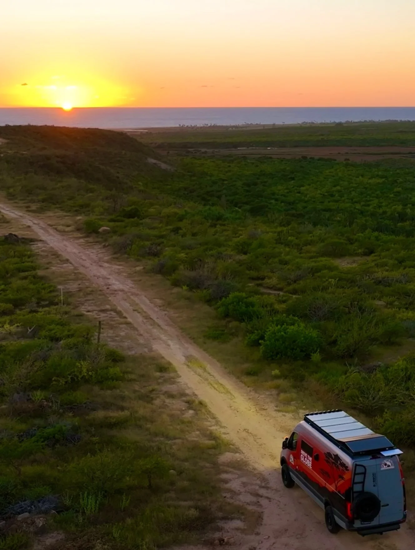 Riding out toward the sunset. ☀️ 🌵 

#baja #vanlife #adventureawaits