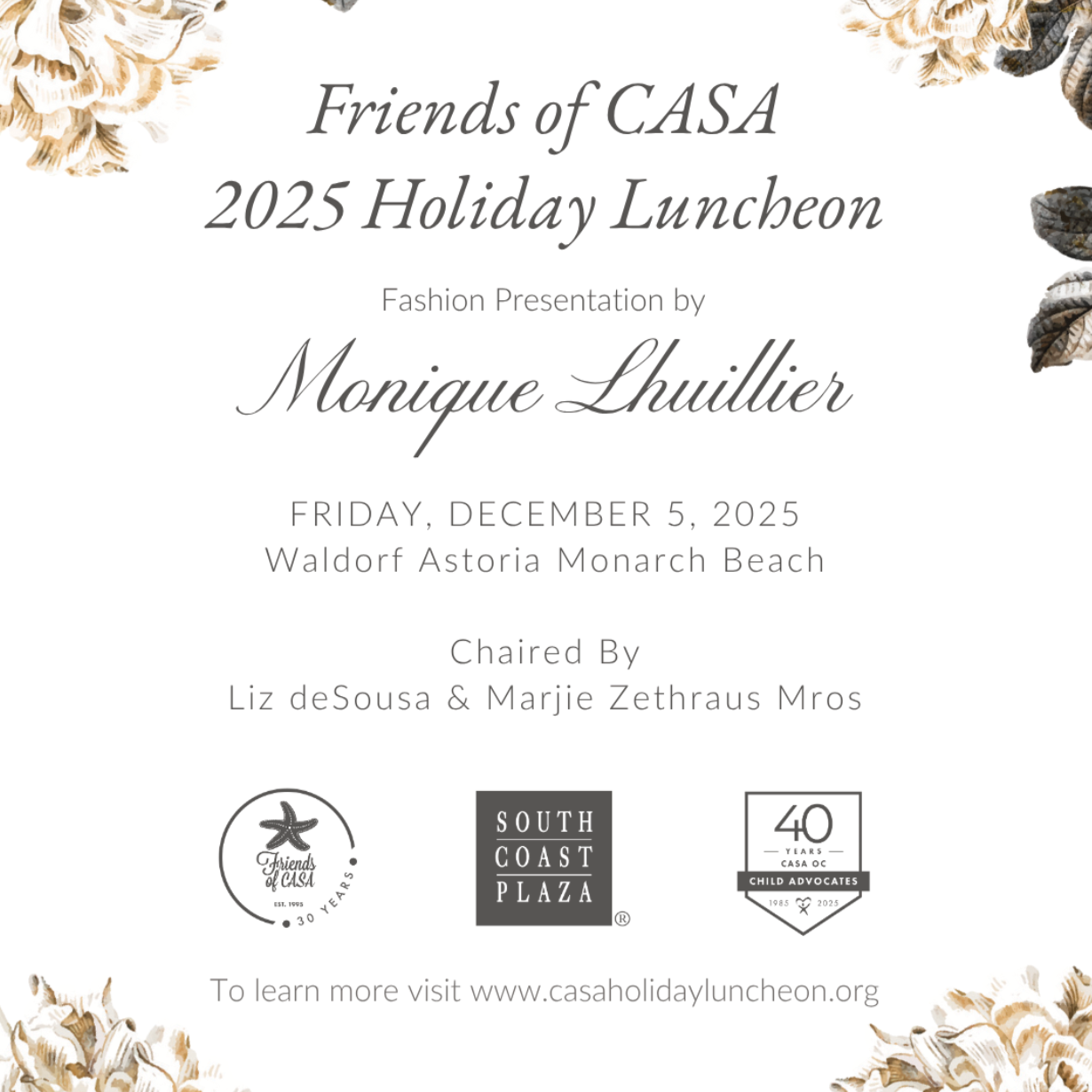Friends of CASA Holiday Luncheon