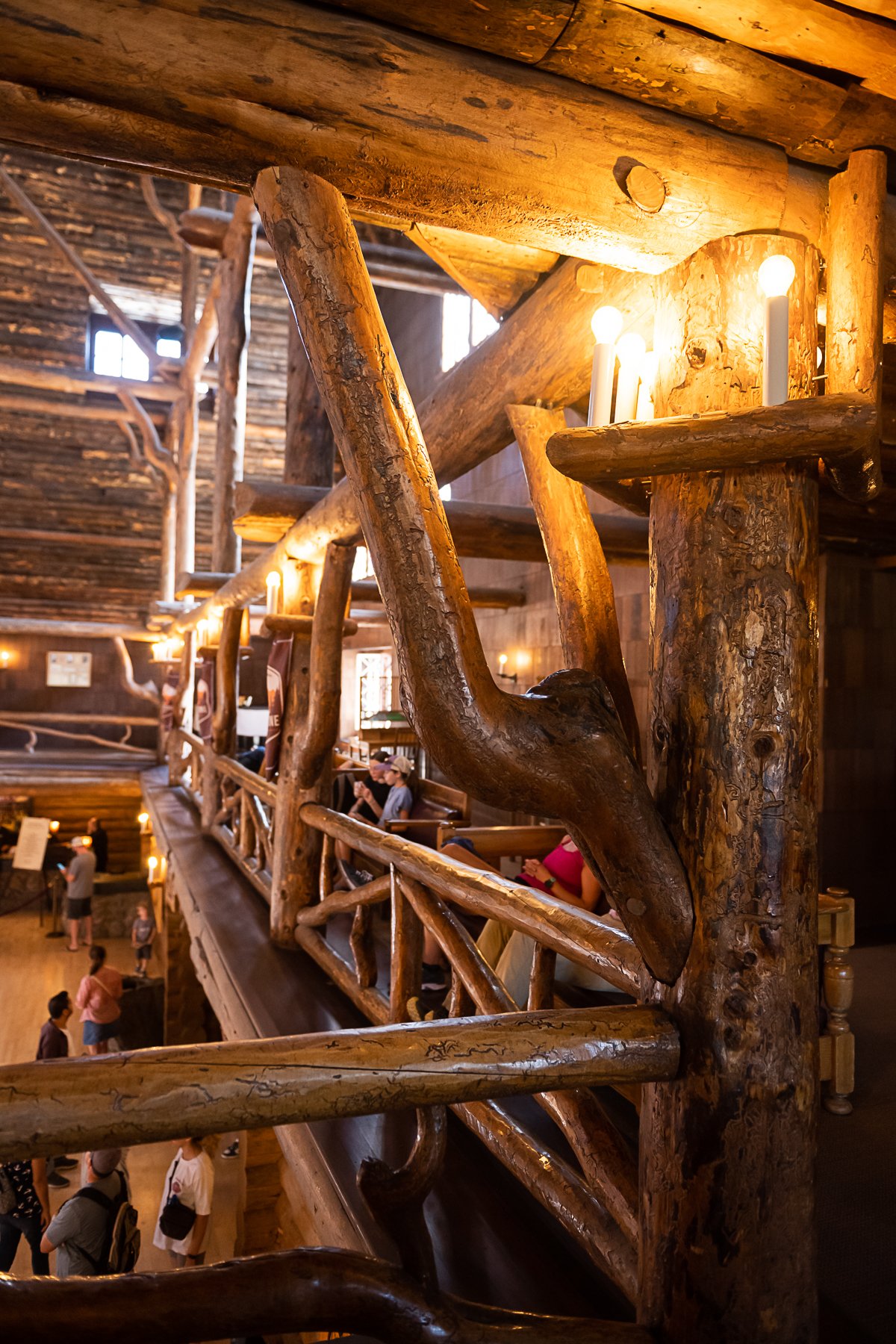 The Old Faithful Inn in Yellowstone National Park