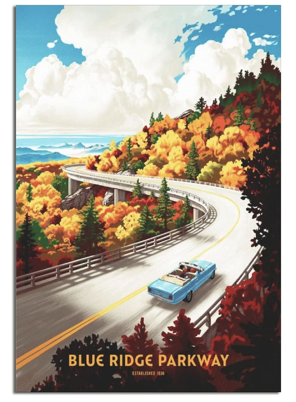 Blue Ridge Parkway Poster