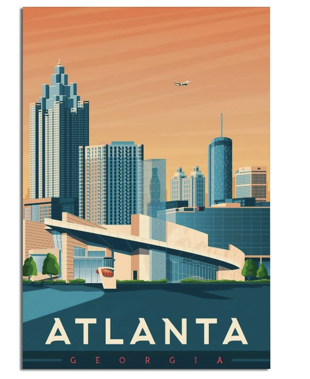 Retro Atlanta Poster