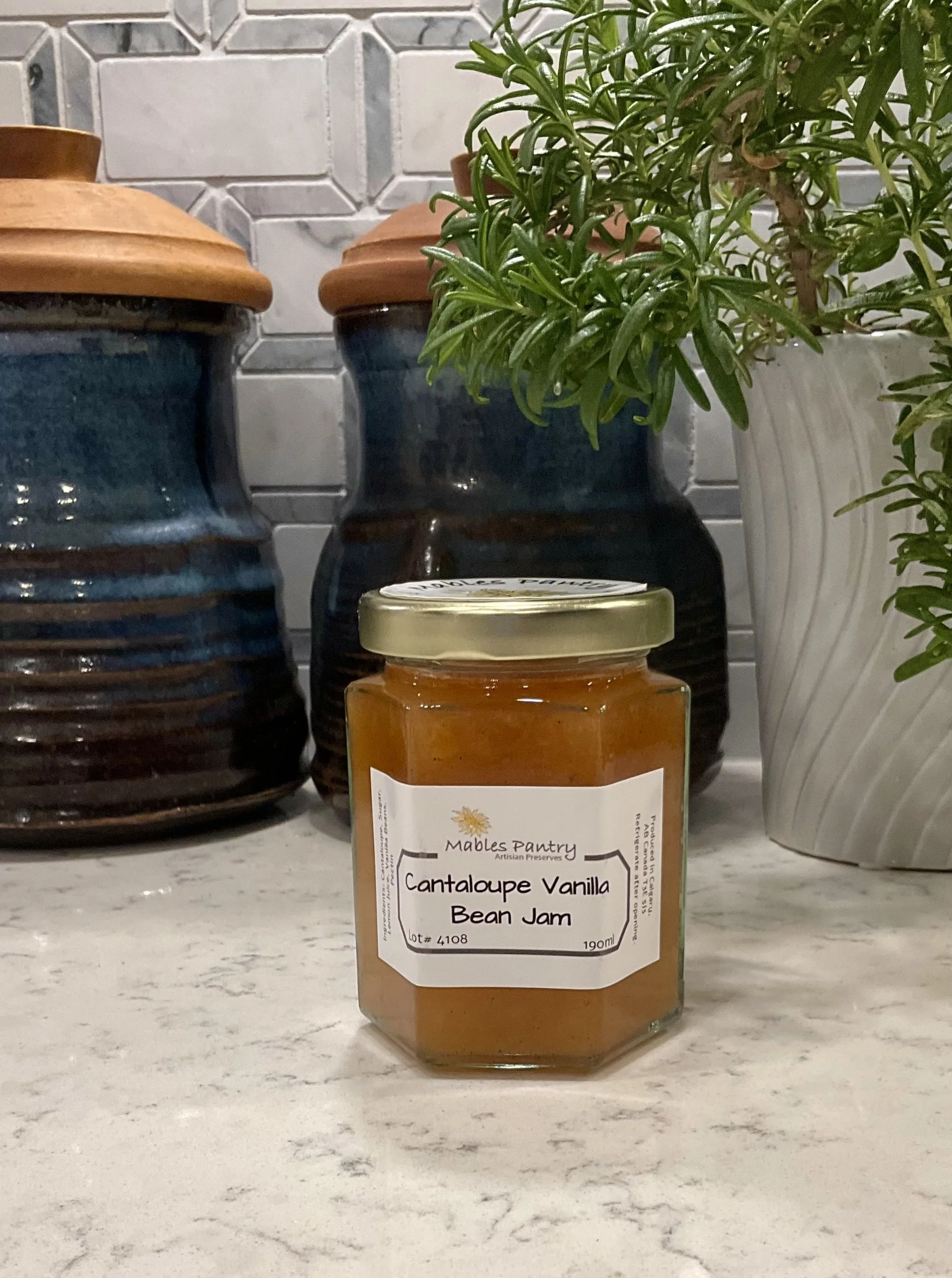 Cantaloupe Vanilla Bean Jam