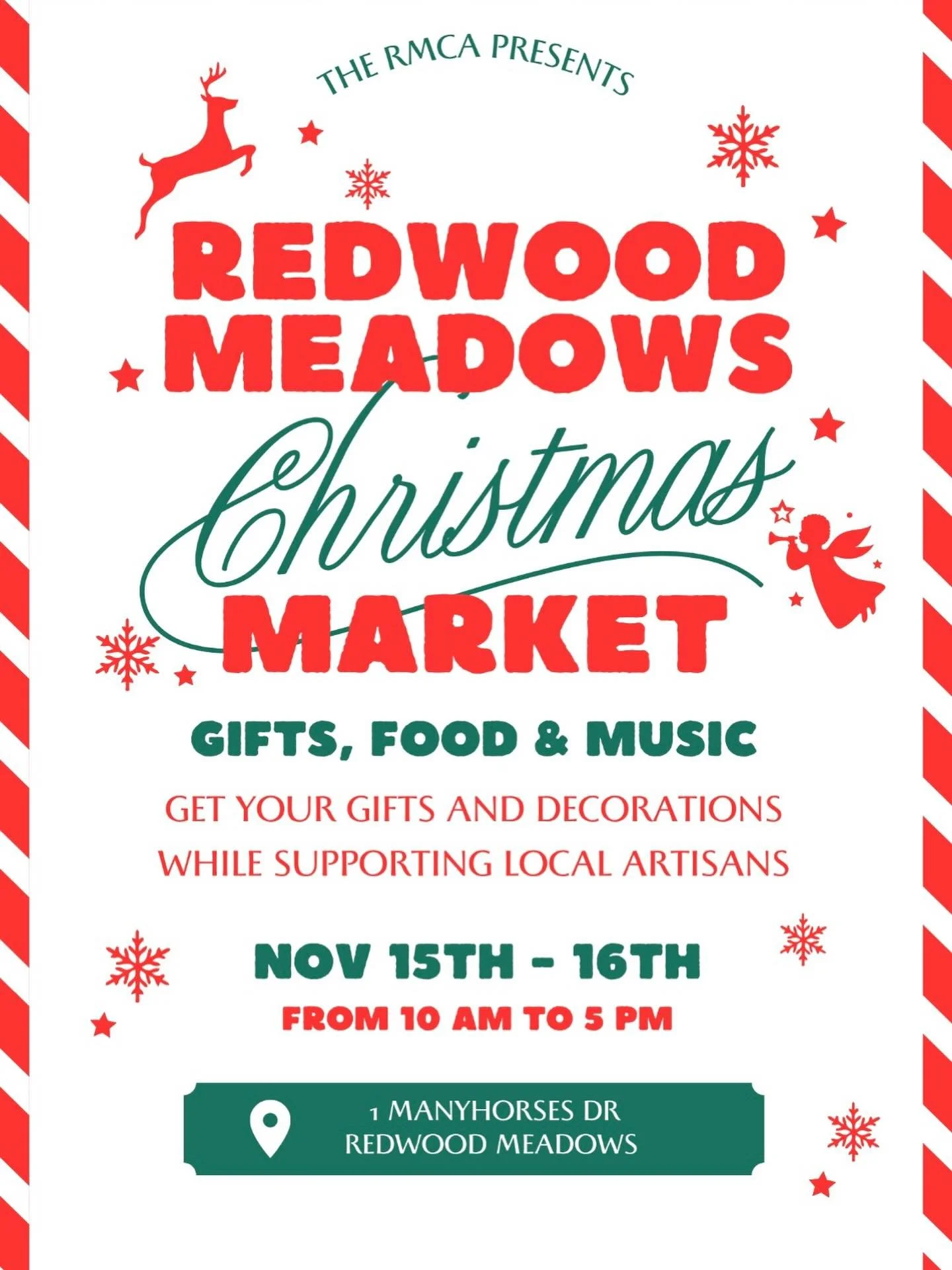 Mable’s is proud to be a part of this magnificently curated Christmas market. We’ve been here going on 8 years! Come and see what all the fuss is about. Great little day trip for some shopping and maybe lunch or dinner!
#redwoodmeadowsli