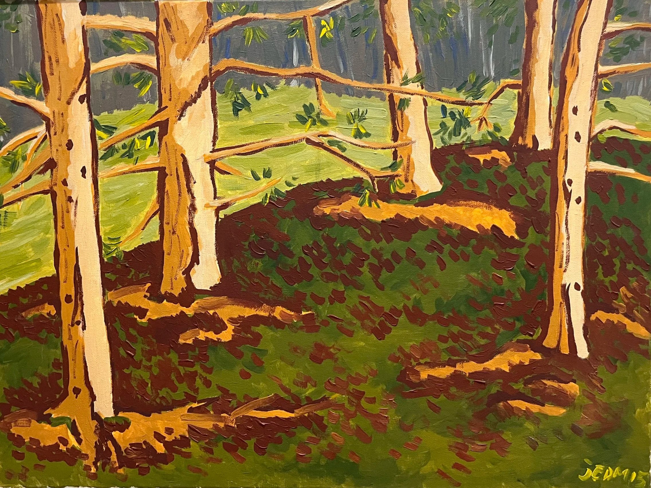 #trees #park #impressionistlandscape #fineart #landscape