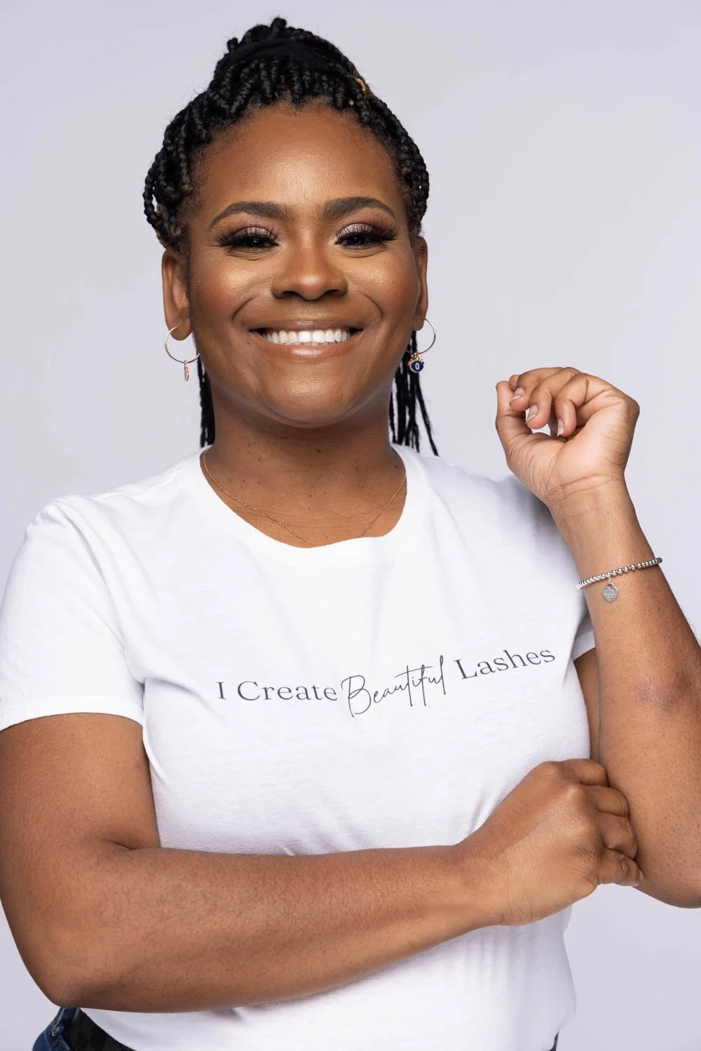 Shea Scott has been in the industry her whole life and considers herself a "cosmetology baby", however, she became a licensed lash artist in 2017.  She is also a lash educator and beauty school owner. In her words, "Cosmetology means a beautiful sacr