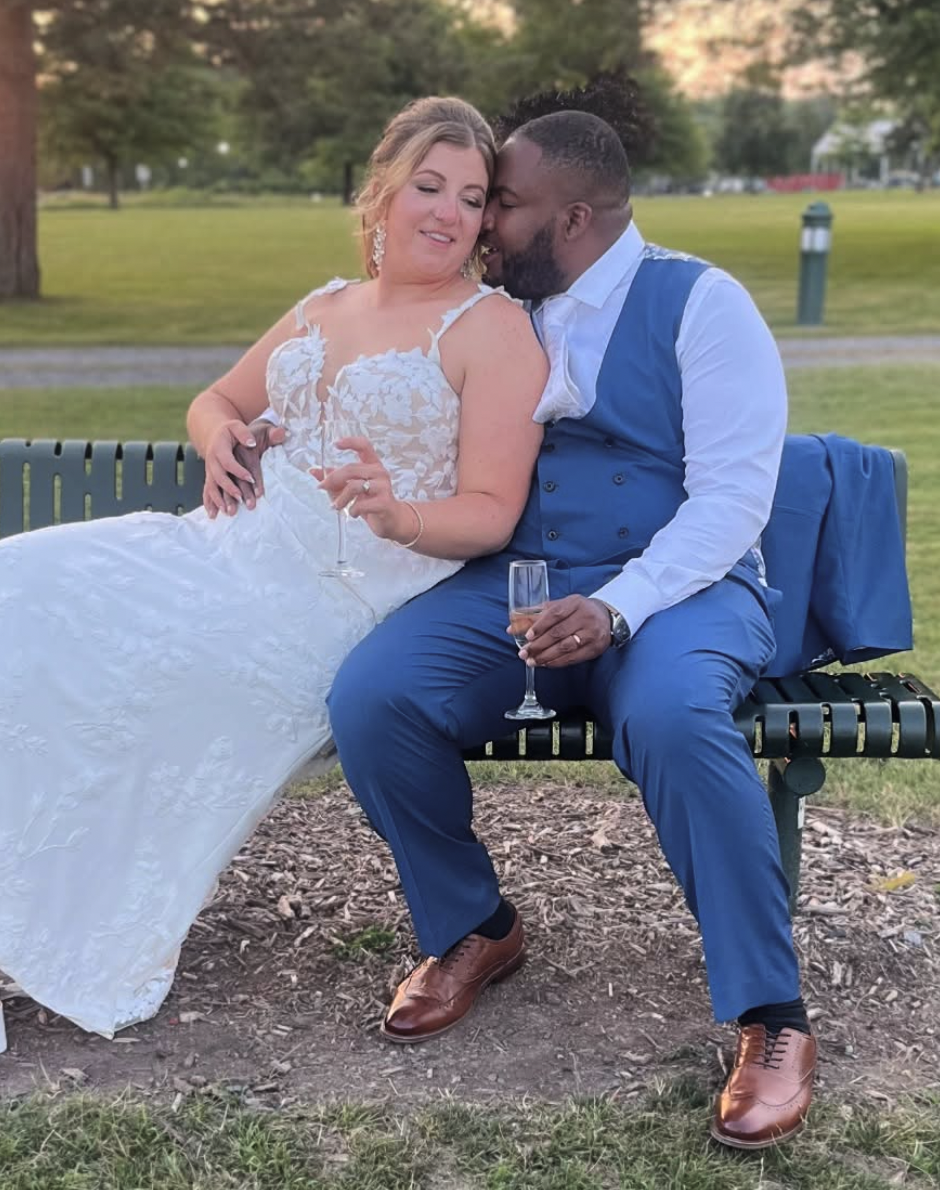 Cinematic wedding film still — The Farrell Films, Auburn NY