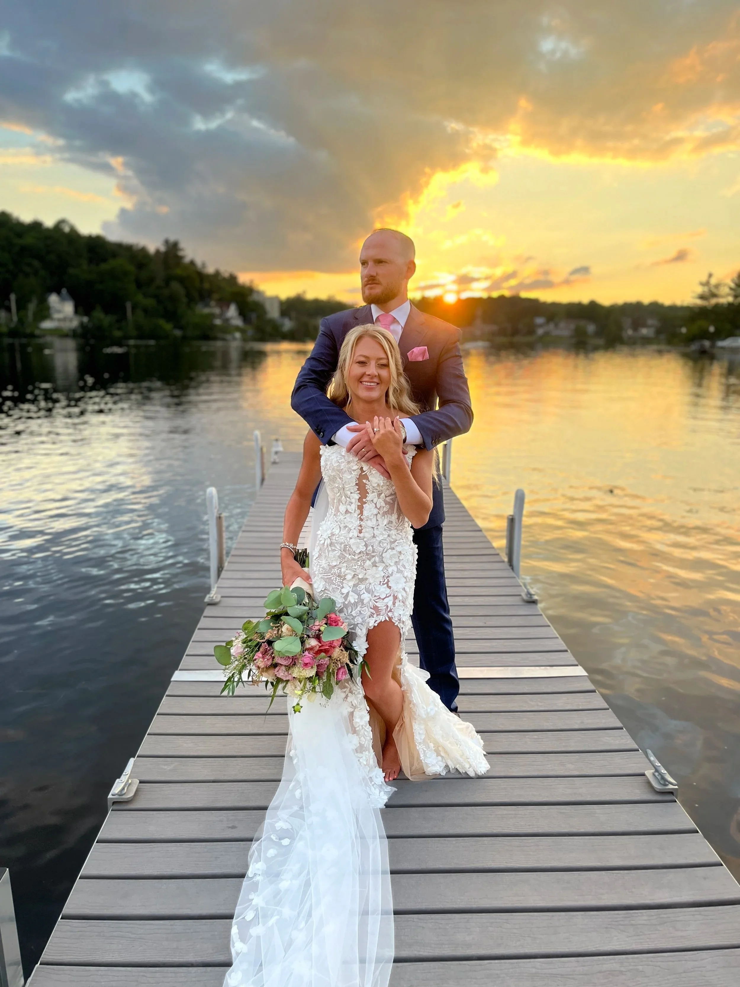 Sunset on Lake Flower captured by Central New York videographers