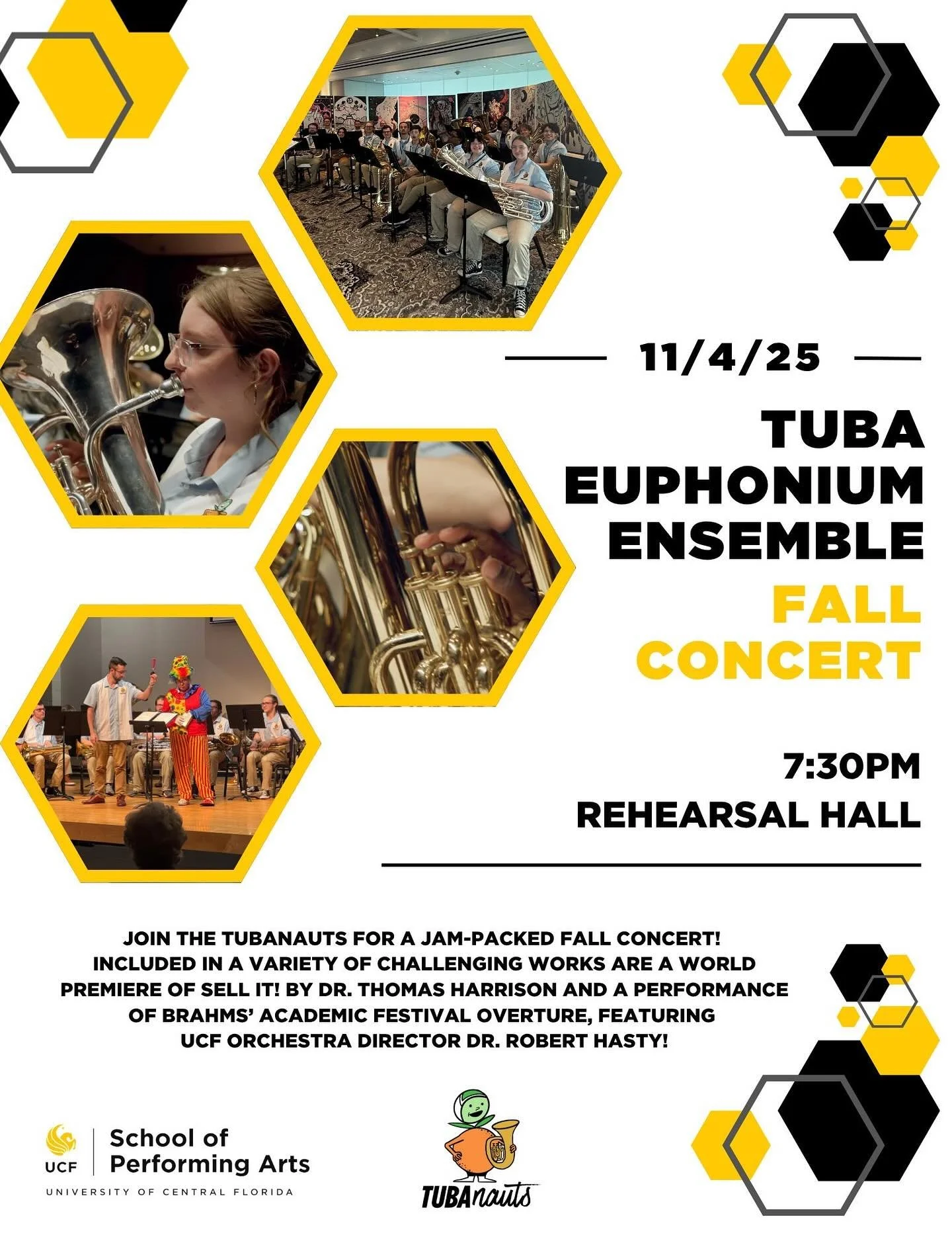 ITS HERE!!!! ‼️‼️‼️‼️

Be at the rehearsal hall tomorrow 7:30pm to witness Tuba and Euphonium greatness 🦅🦅🦅 

#tuba #euphonium #proffesional #professionalmusician #gkco #lowbrass #tubanauts #ucmusic #ucfcah
#music #studio #performingarts #schoolof