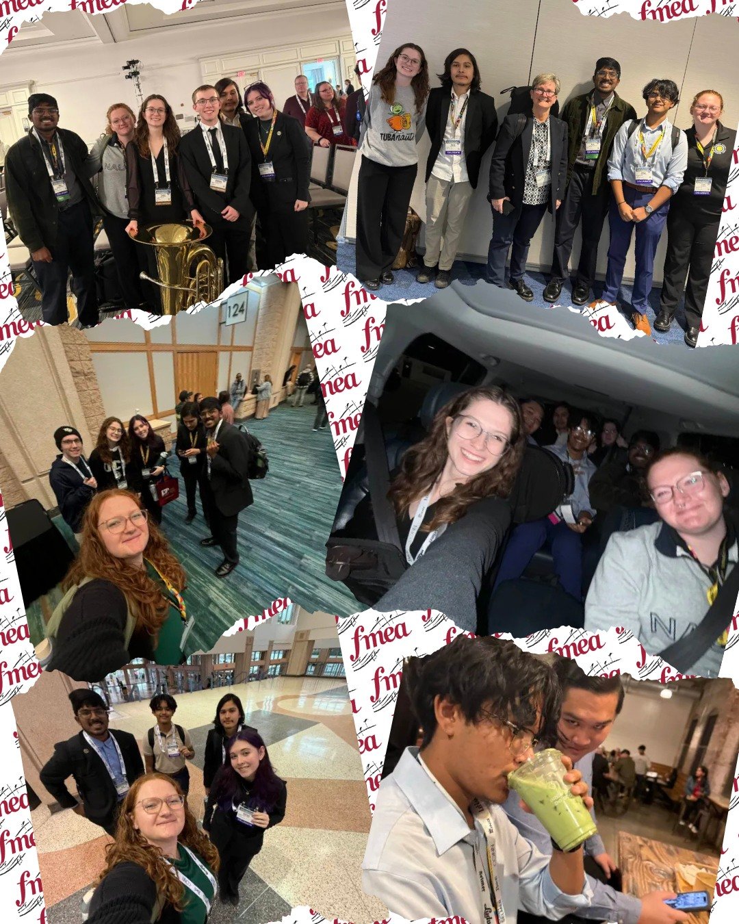 The Tubanauts had a great time at the 2026 FMEA Conference. They attended many workshops, rehearsals, and concerts.
They made connections with great music educators that gave them knowledge to take with them into their future careers. Thank you to al