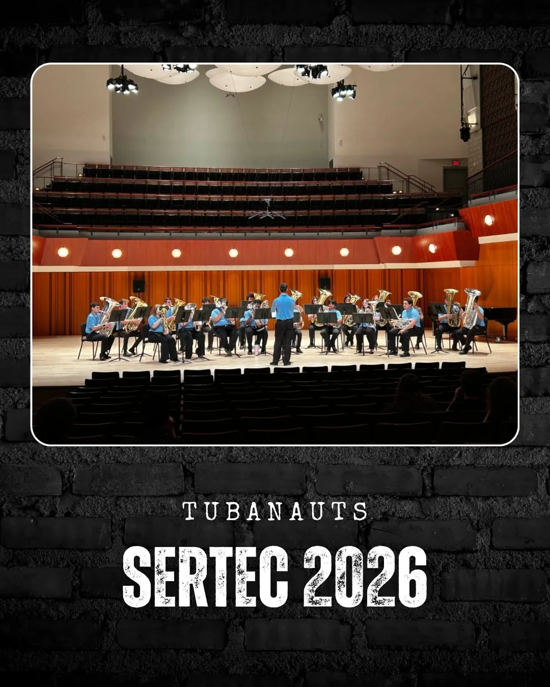 The Tubanauts had the amazing opportunity to travel to SERTEC 2026.  Many individuals and two quartets participated in competitions.  The Boys N Tubes quartet placed on the finals for chamber competition!  The Tubanauts had the opportunity to perform