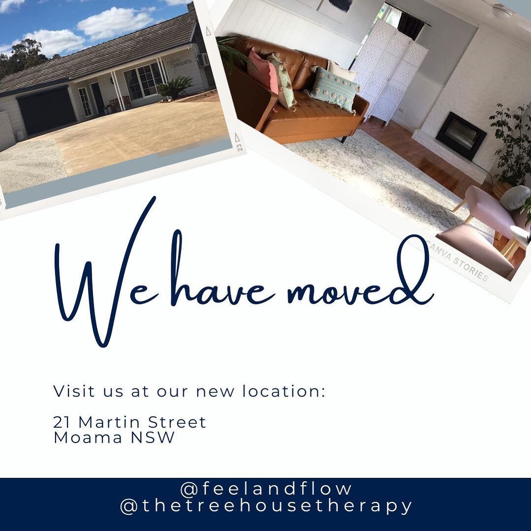 I have bid a sad farewell to my previous office that supported us through the last tumultuous 3 years. But so excited to share space with my friend @moamaosteopathy in his welcoming practice at 21 Martin Street Moama. I have redesigned my room to be 