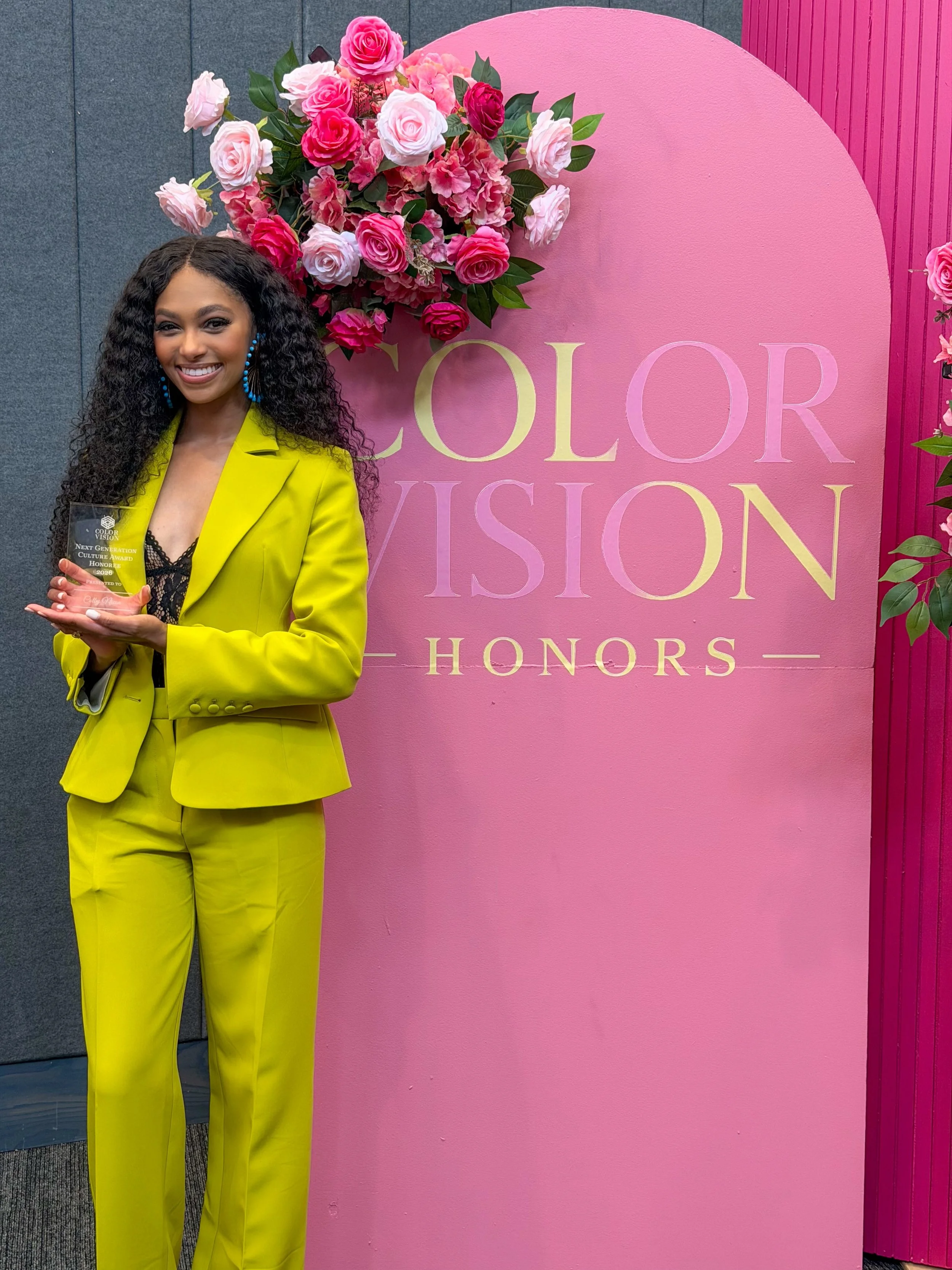 This weekend I was presented with the Next Generation Culture Award! What was even cooler, was that I was honored along with my girl @ashleylewistv 💕 Thank you @thecolorvision for this honor!

Thank you to @sonya_b_turnage @keithnixonjr and @mssph f