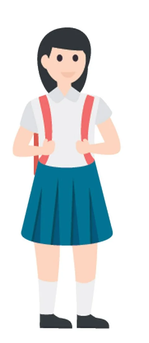 Schoolgirl in uniform