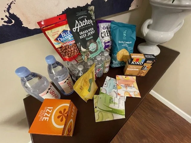 How and why to pack snacks for a [road] trip.