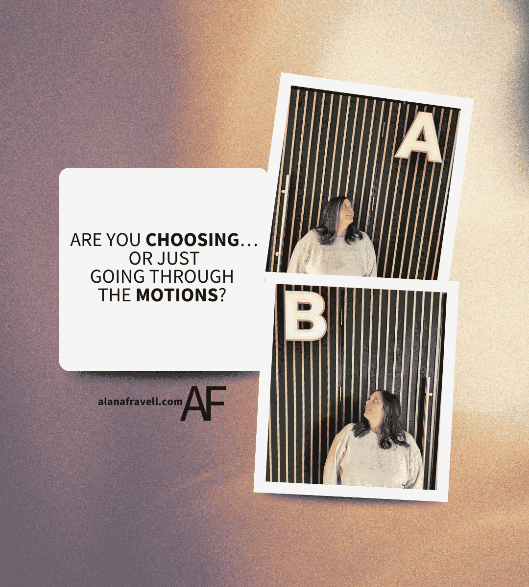 Discernment over Default: Why Your Life Looks Fine But Feels Off