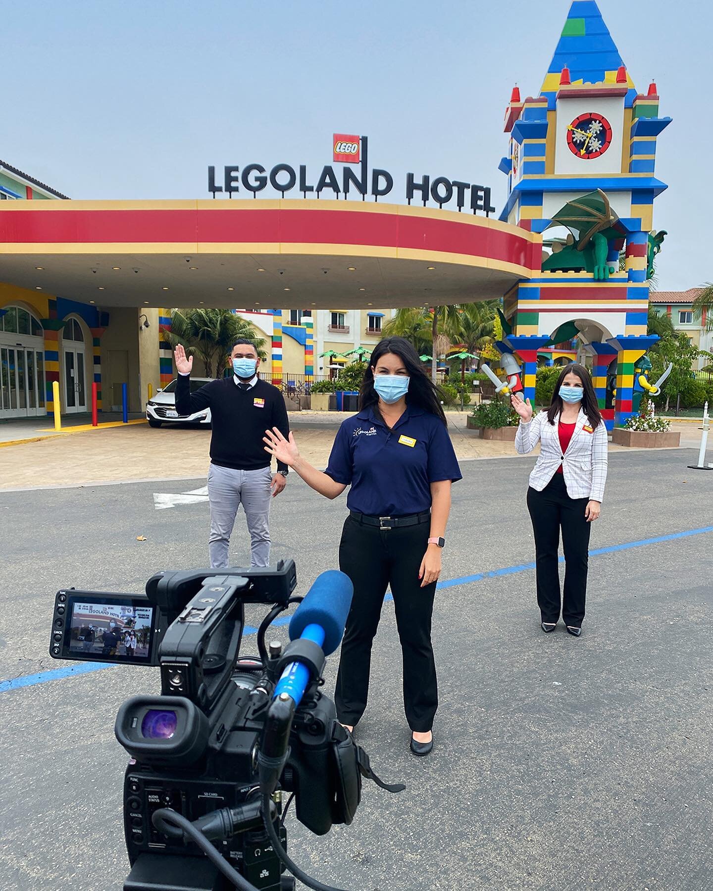 Today was definitely one for the books. After a year-long closure, @legolandcalifornia officially reopened to the public 🎉

The energy around the Park was incredible. My heart was full of joy seeing families enjoying the attractions &amp; MC&rsquo;s