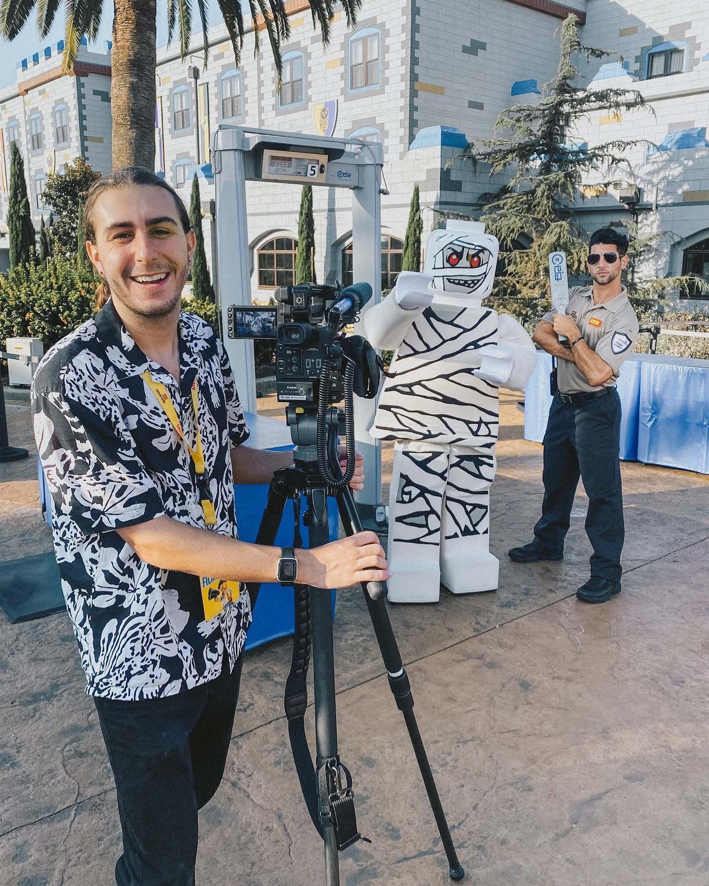 It&rsquo;s been a busy month filming for the all-new Brick-or-Treat: Monster Party experience at @legolandcalifornia. We&rsquo;ve had all kinds of shoots, from a late night 4D film premiere to an early morning surprising guests with the Brick-or-Trea