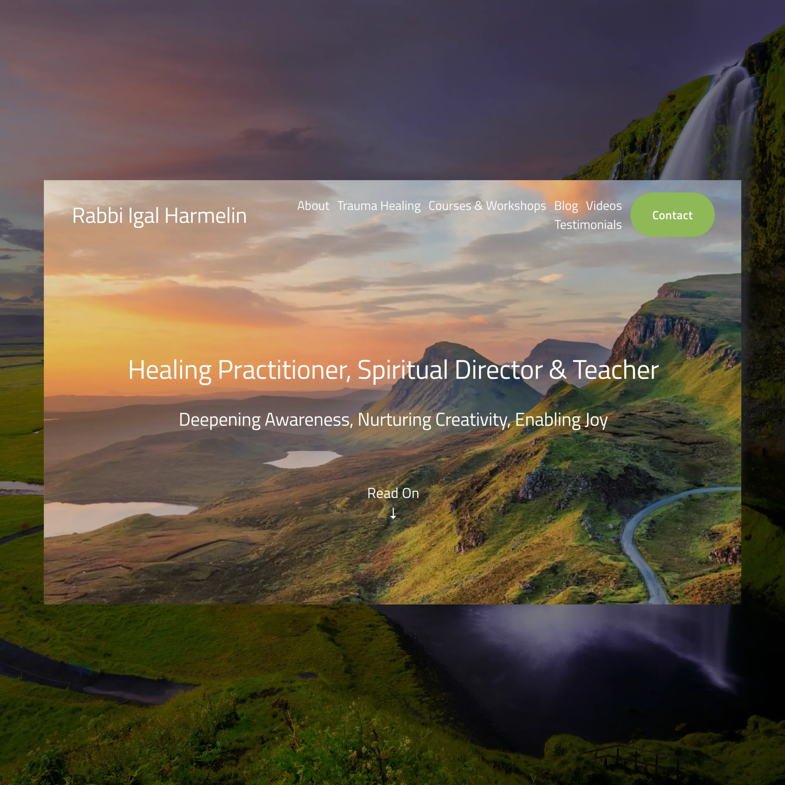 Trauma Healing Practitioner & Teacher  ᐧ  Rabbi Igal Harmelin