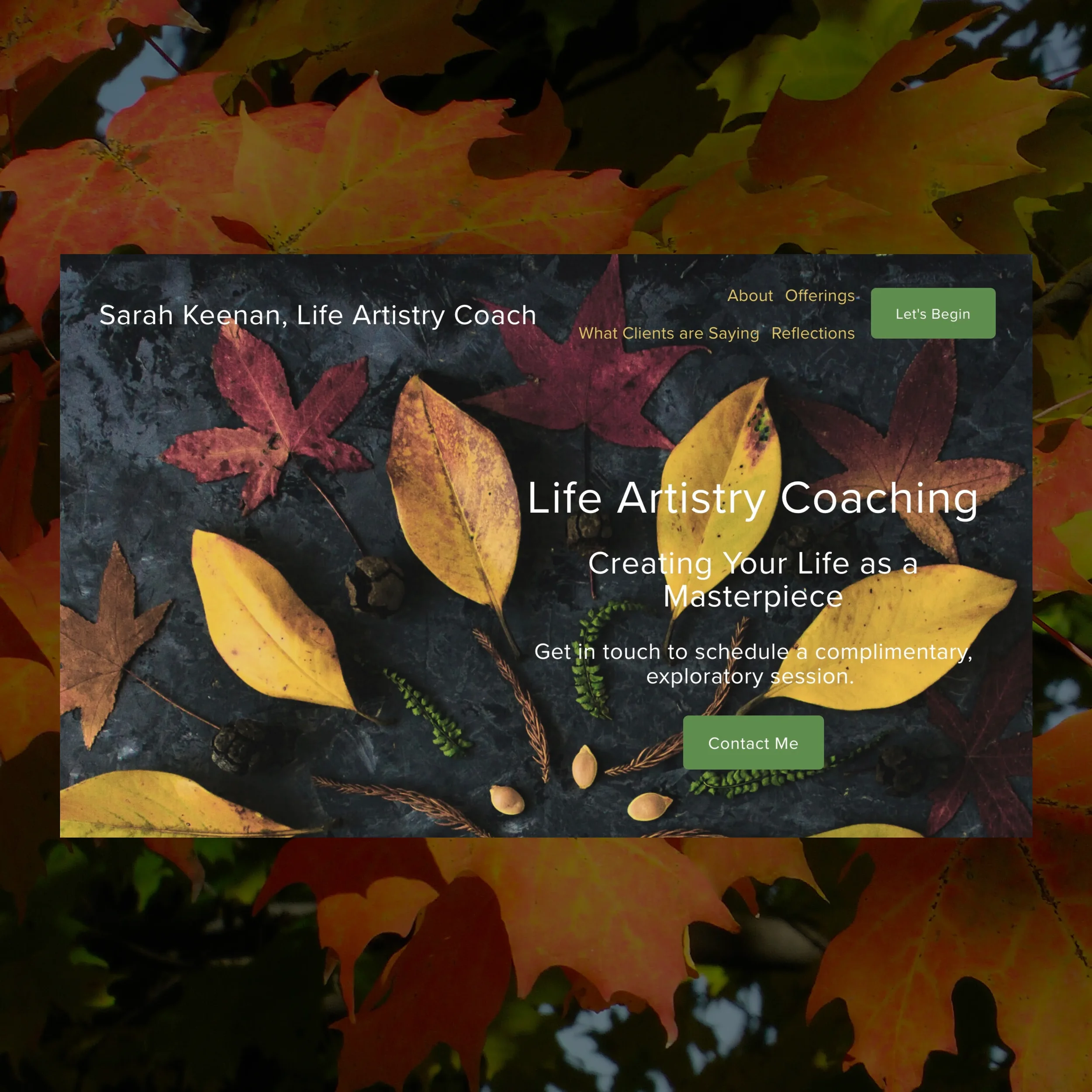 Life Coach  ᐧ  Life Artistry Coach, Sarah Keenan